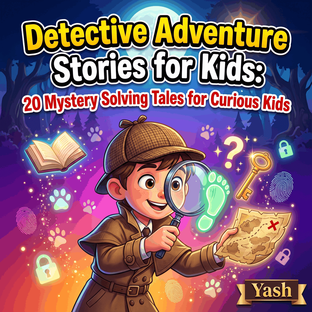 Detective Adventure Stories for Kids: 20 Mystery Solving Tales for Curious Kids