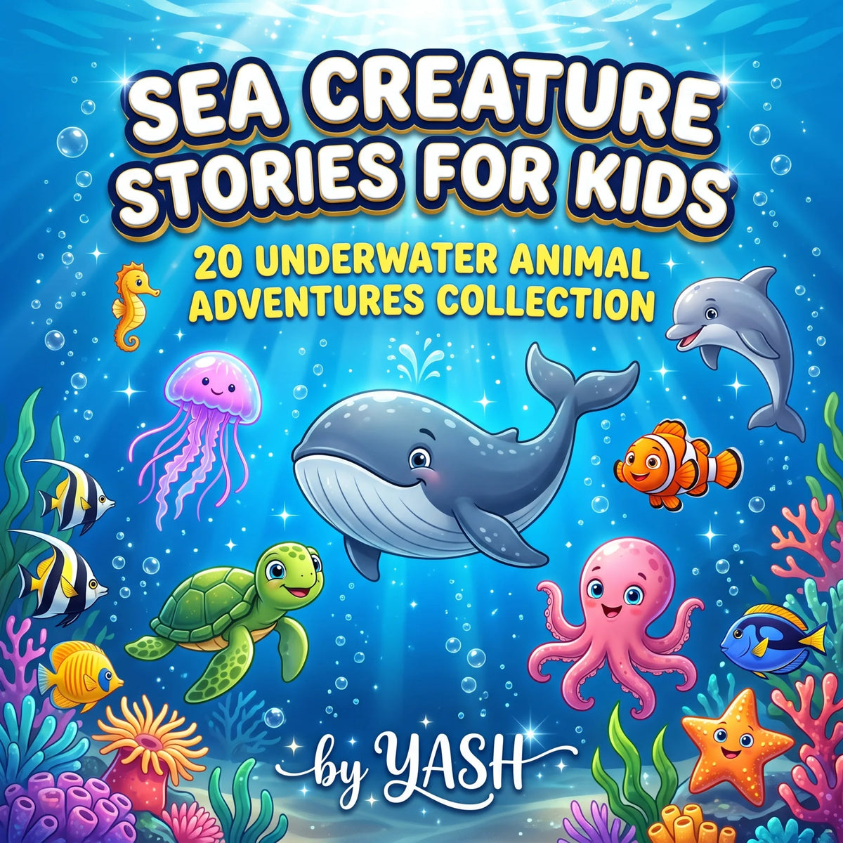 Sea Creature Stories for Kids: 20 Underwater Animal Adventures Collection
