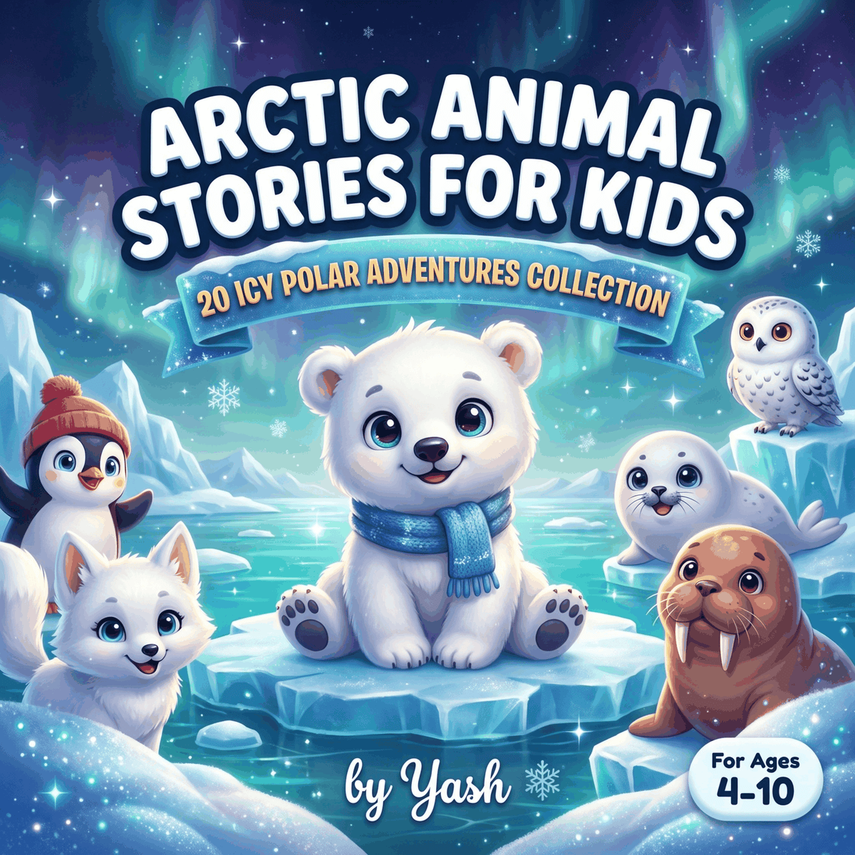 Arctic Animal Stories for Kids: 20 Icy Polar Adventures Collection