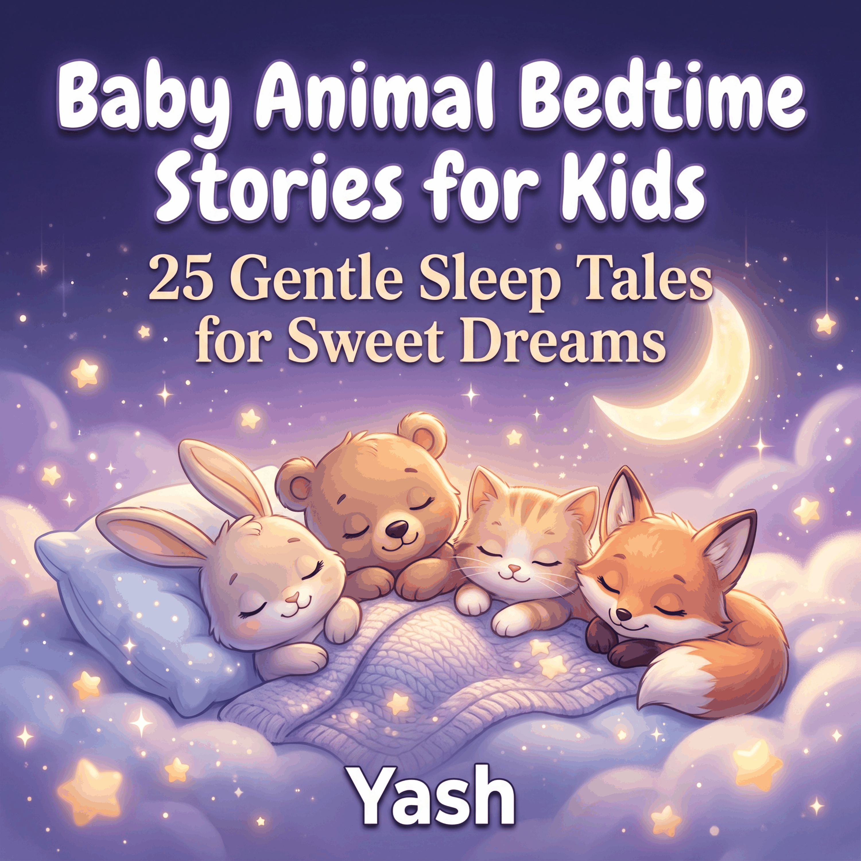 Baby Animal Bedtime Stories for Kids: 25 Gentle Sleep Tales for Sweet Dreams