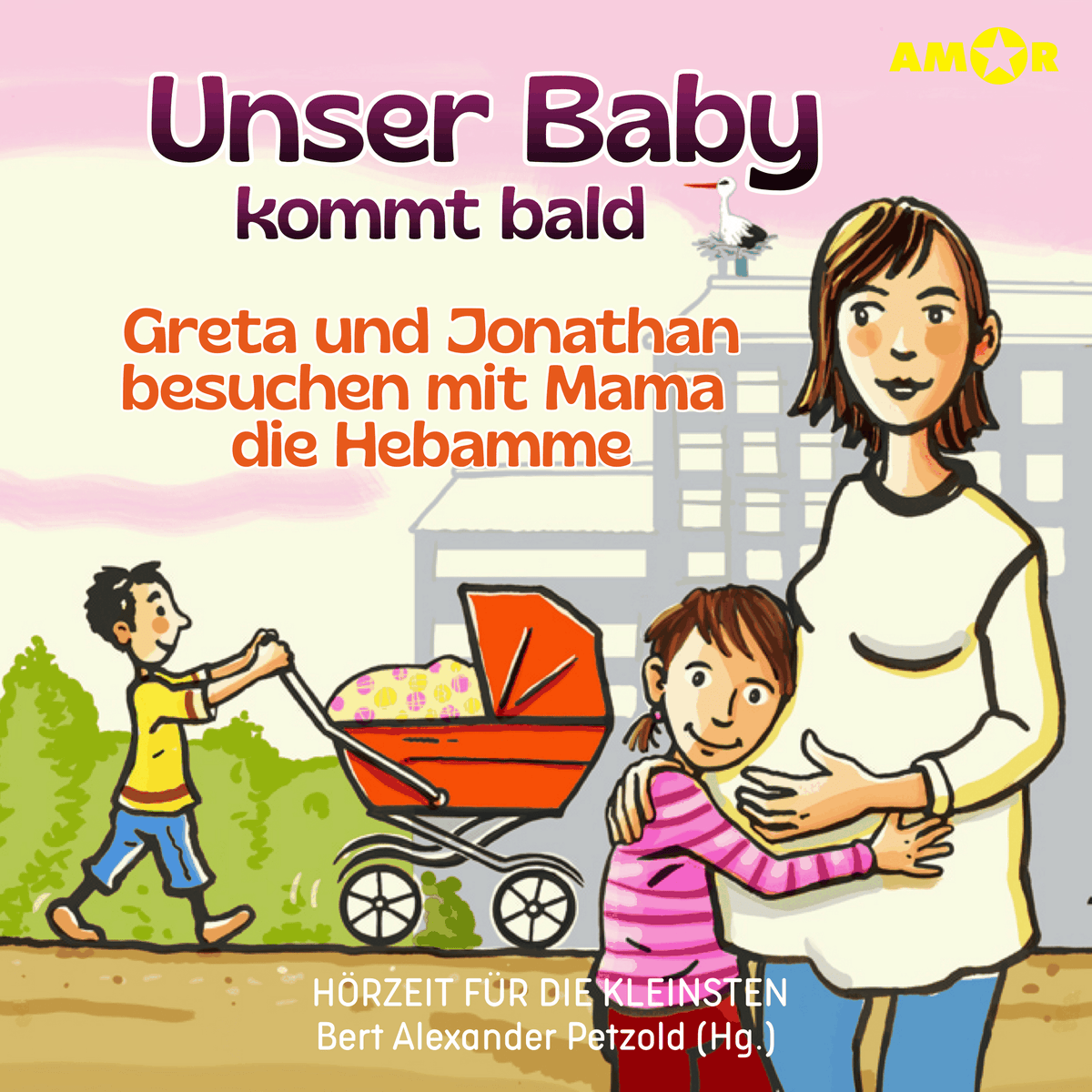 Hörzeit für die Kleinsten - Greta und Jonathan besuchen mit Mama die Hebamme, Folge 10: Unser Baby kommt bald (ungekürzt)
