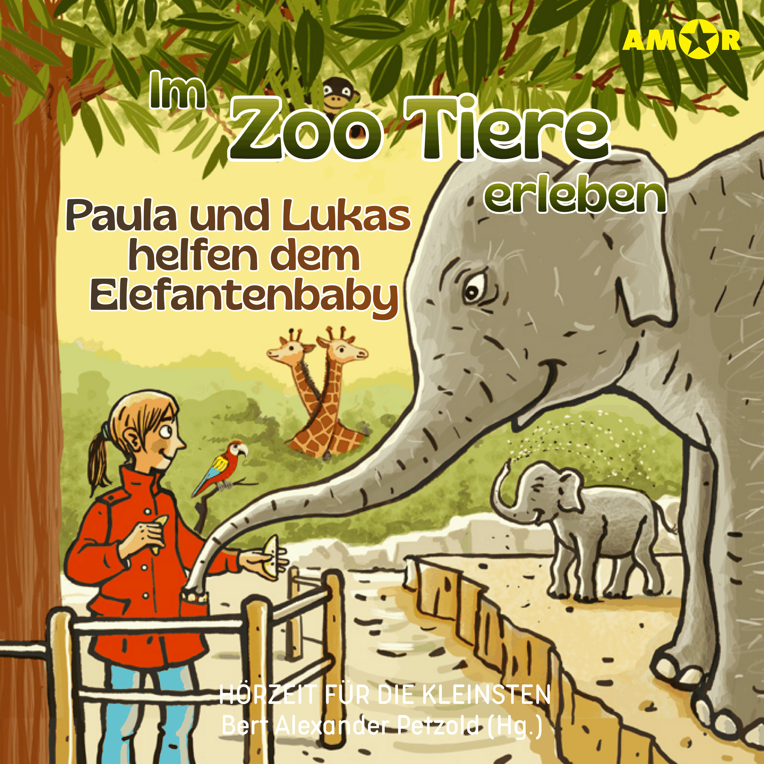 Hörzeit für die Kleinsten - Paula und Lukas helfen dem Elefantenbaby, Folge 7: Im Zoo Tiere erleben (ungekürzt)