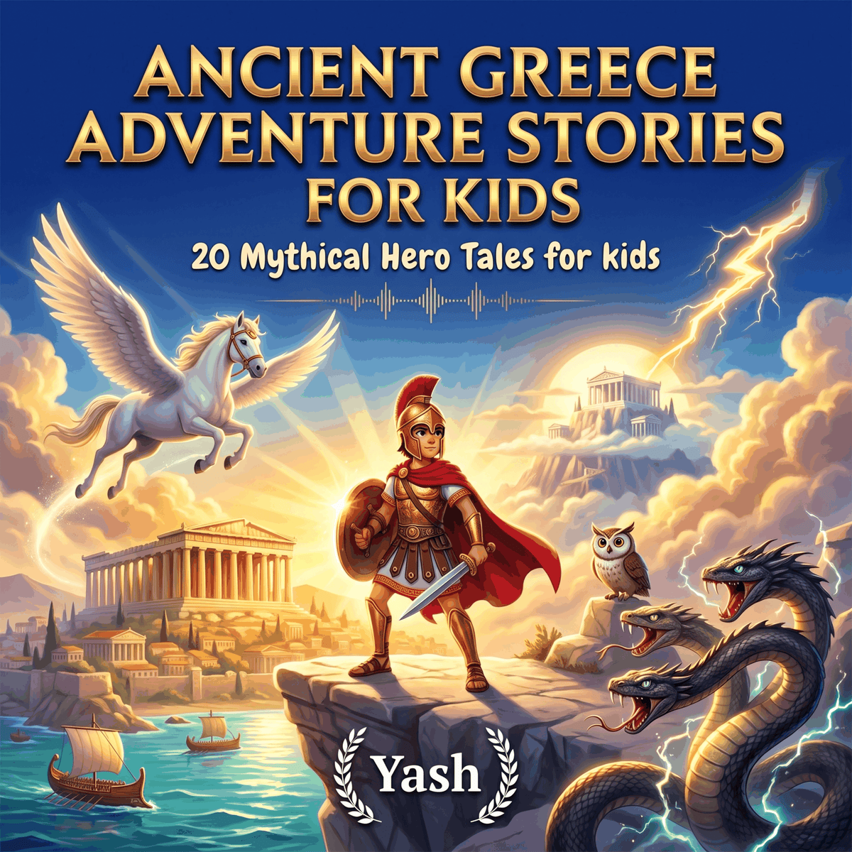 Ancient Greece Adventure Stories for Kids: 20 Mythical Hero Tales for kids
