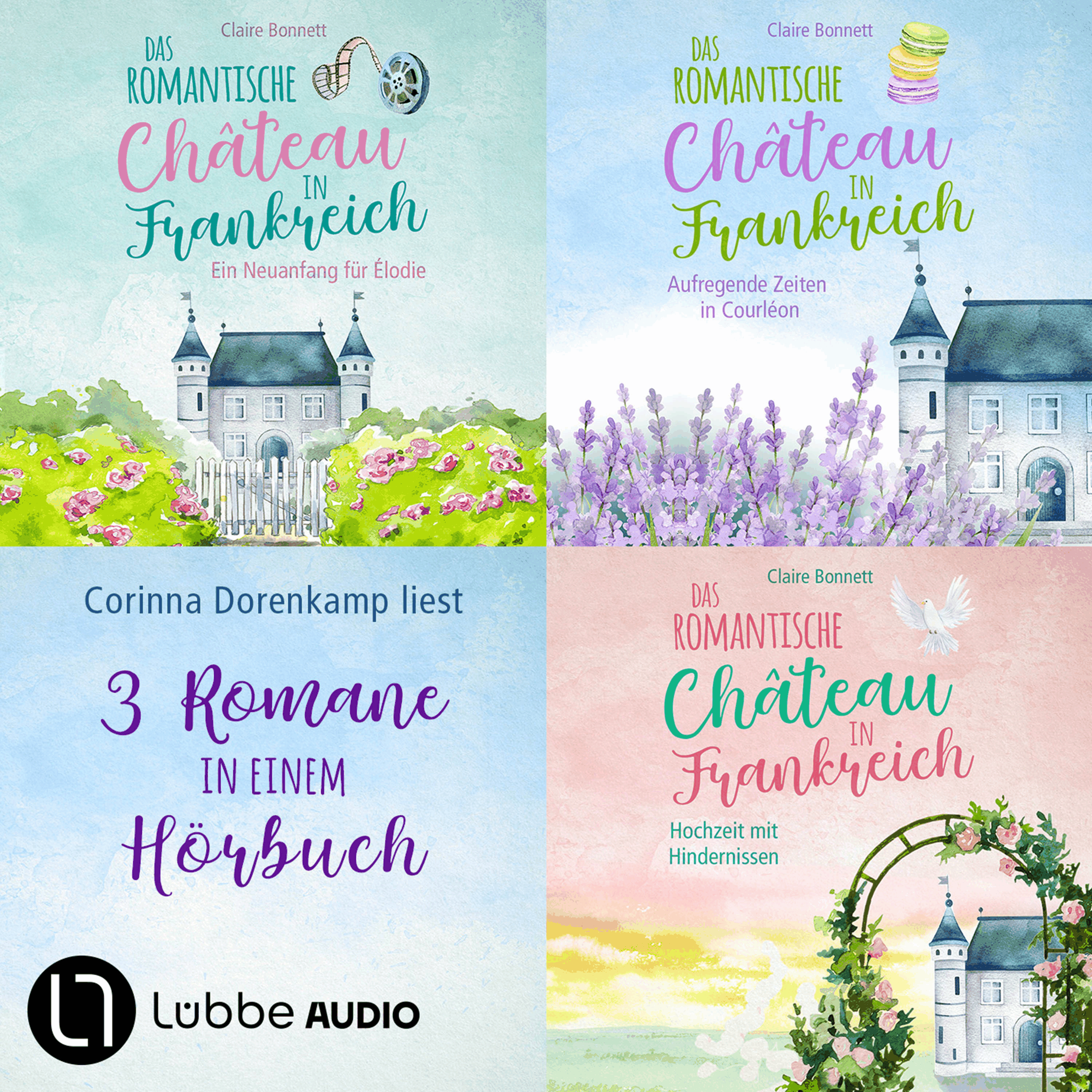 Das romantische Château in Frankreich - Sammelband Teil 1-3