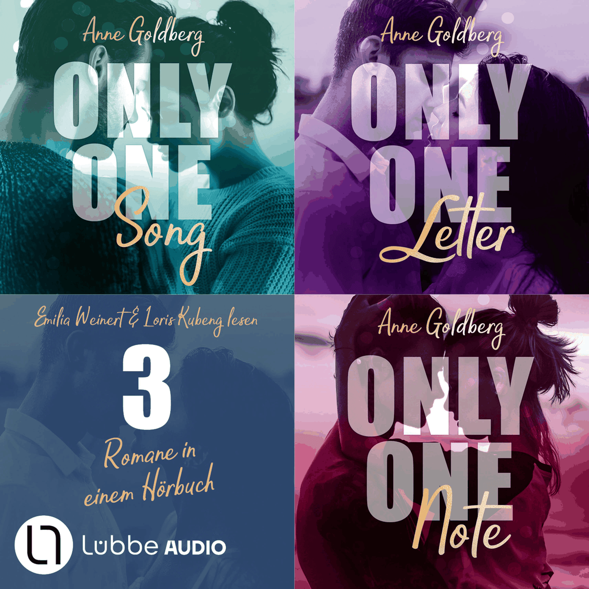 Only One Song | Only one Letter | Only One Note - 3 Romane in einem Hörbuch!
