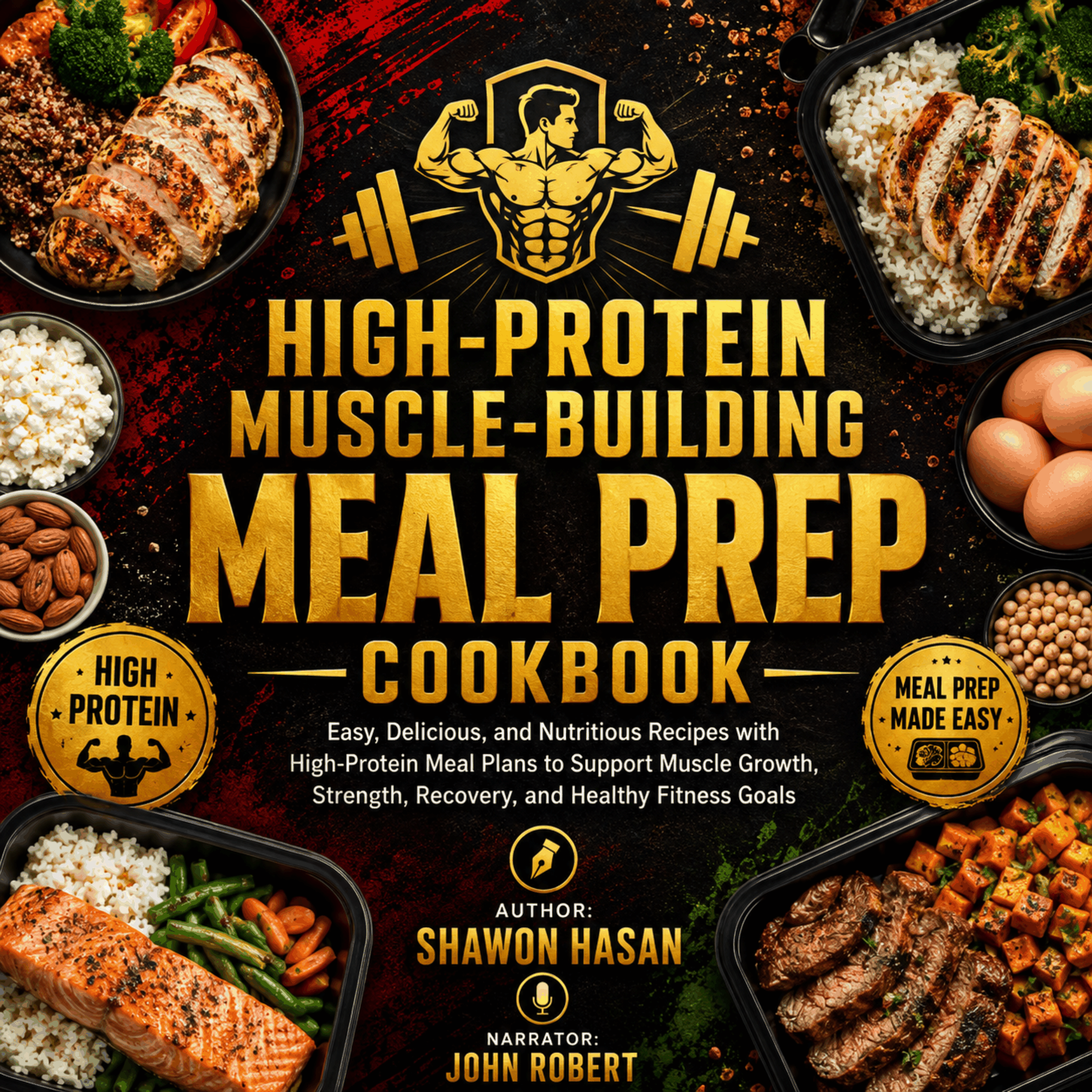 High-Protein Muscle-Building Meal Prep Cookbook