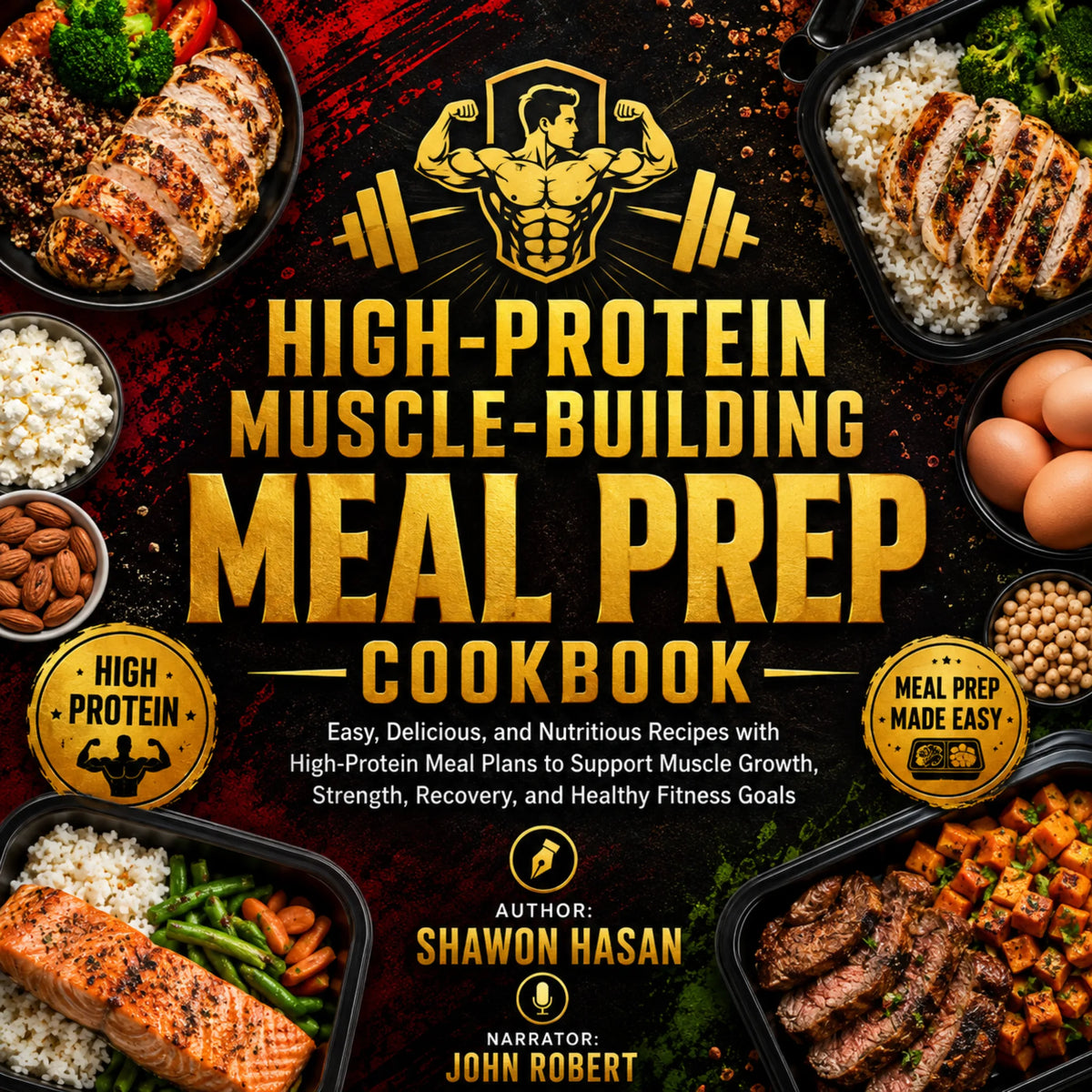 High-Protein Muscle-Building Meal Prep Cookbook