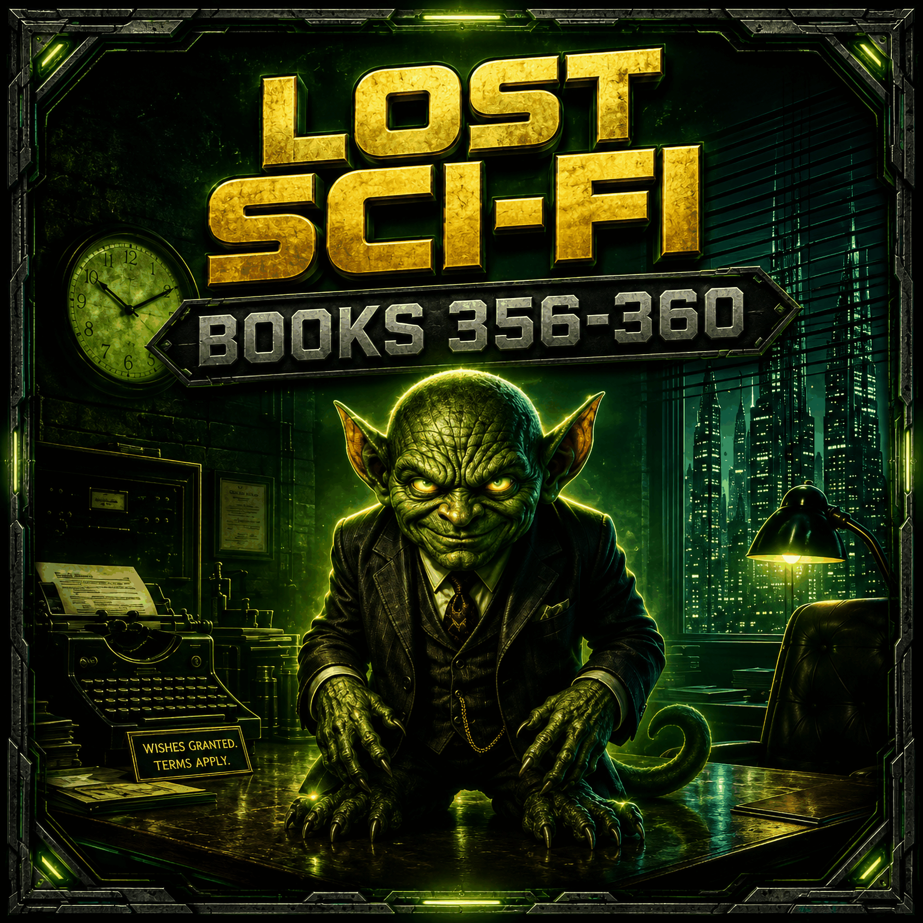 Lost Sci-Fi Books 356 thru 360