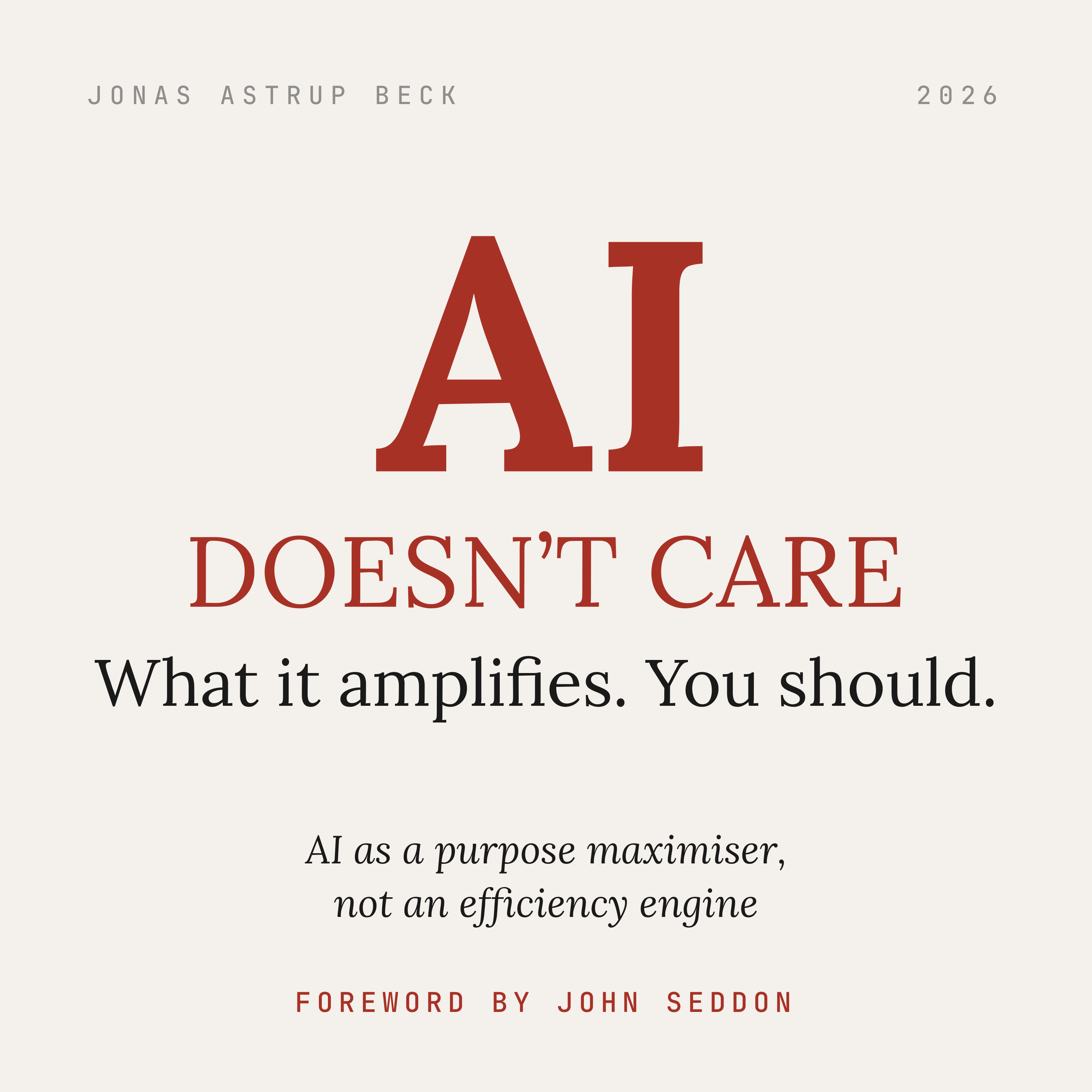 AI Doesn't Care What it Amplifies. You Should.
