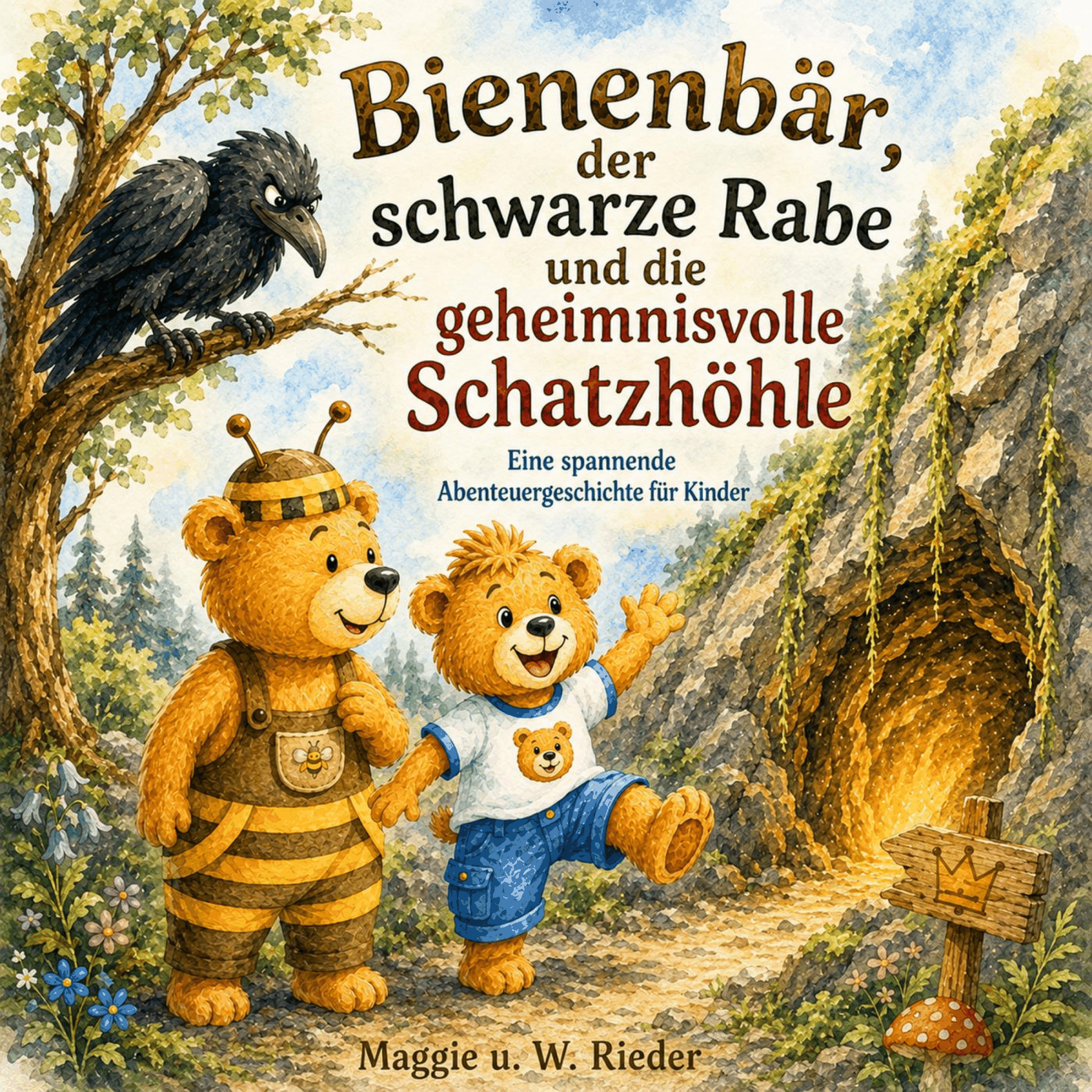 Bienenbär, der schwarze Rabe und die geheimnisvolle Schatzhöhle