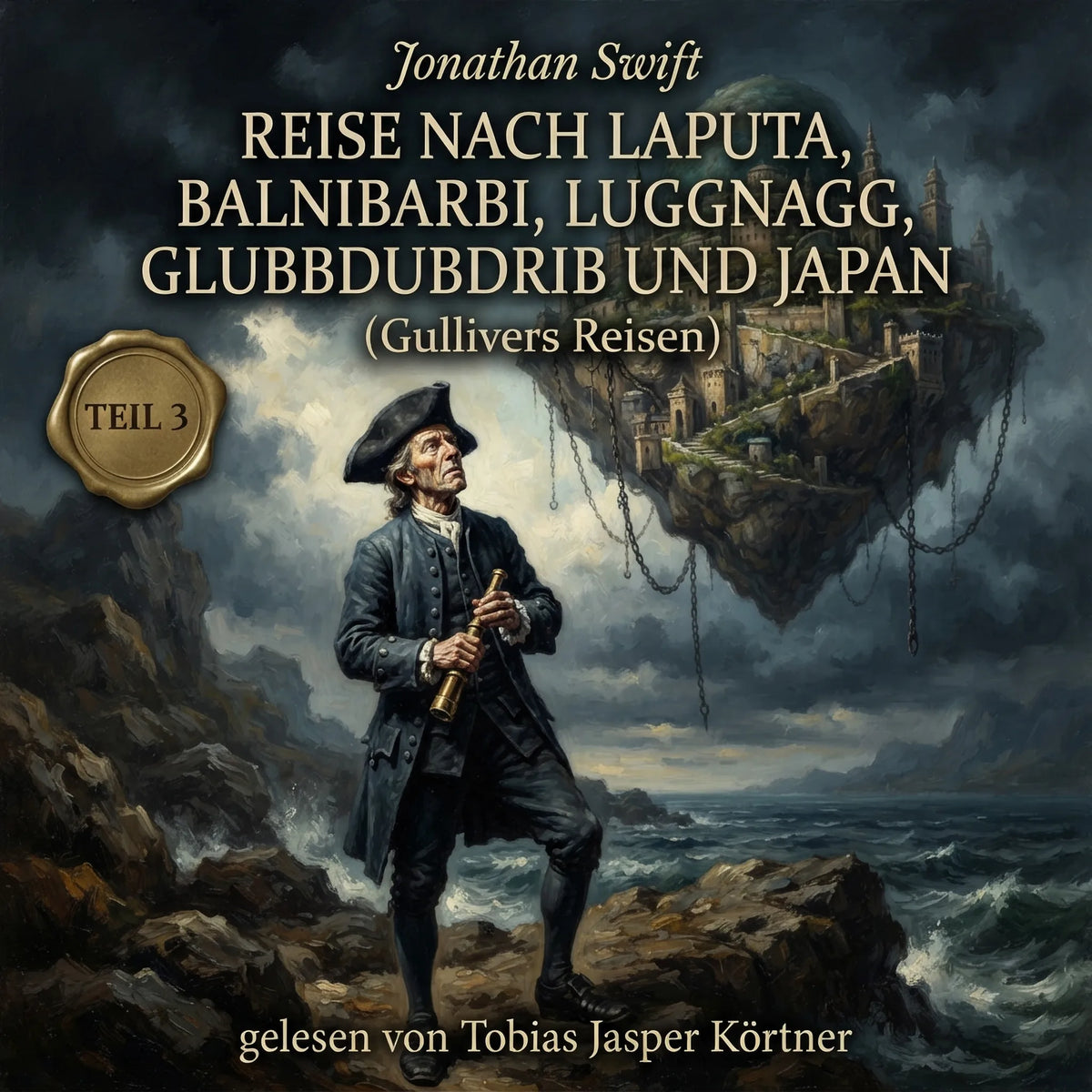 Reise nach Laputa, Balnibarbi, Luggnagg, Glubbdubdrib und Japan (Gullivers Reisen - Teil 3)