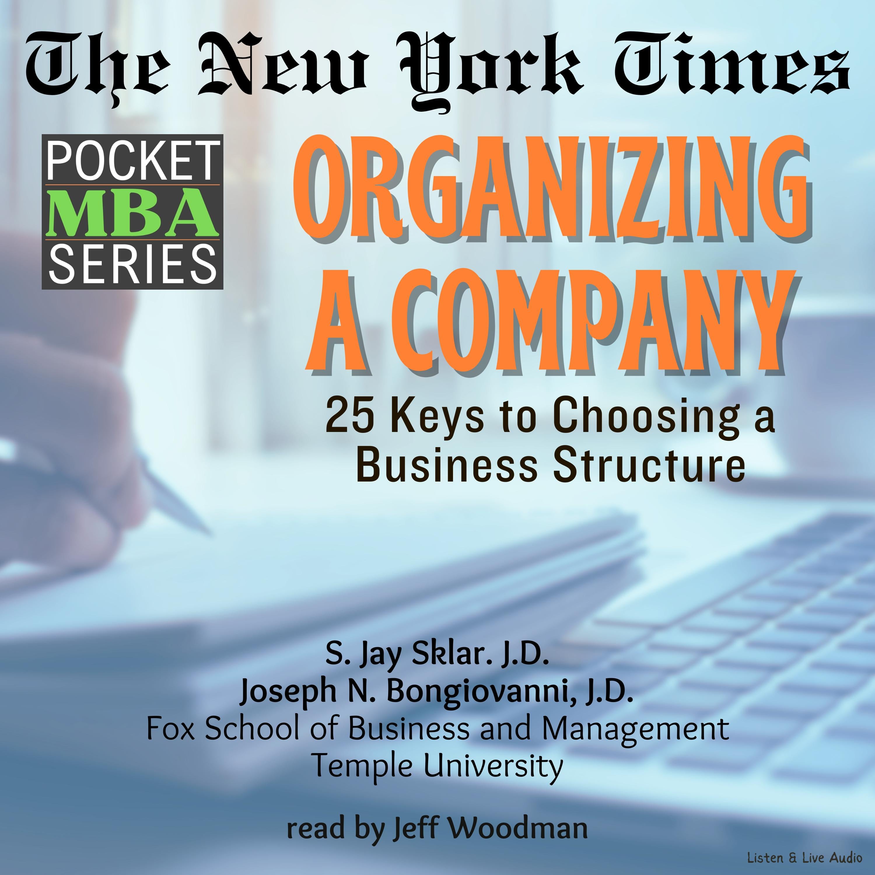 Organizing a Company