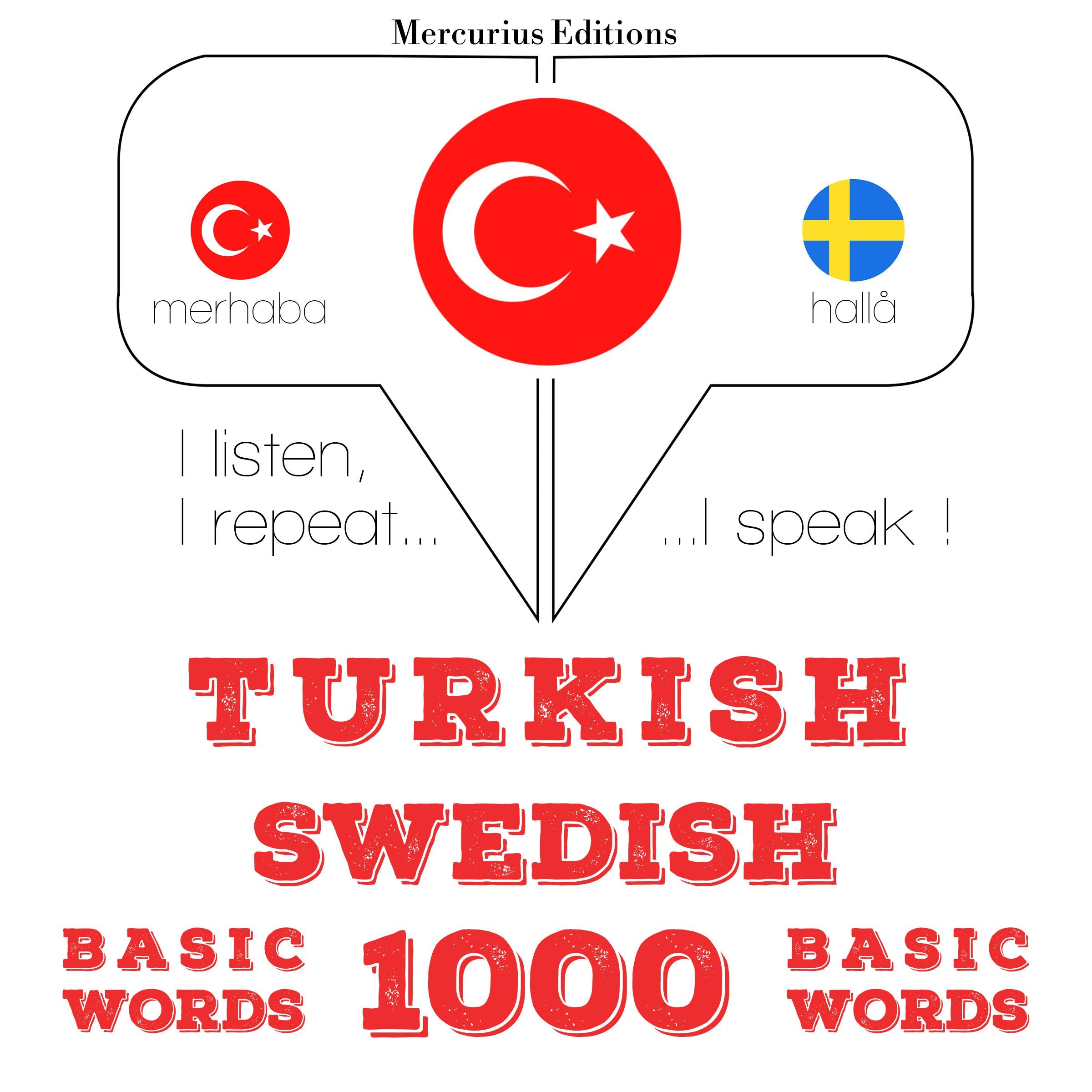 Türkçe - İsveççe: 1000 temel kelime