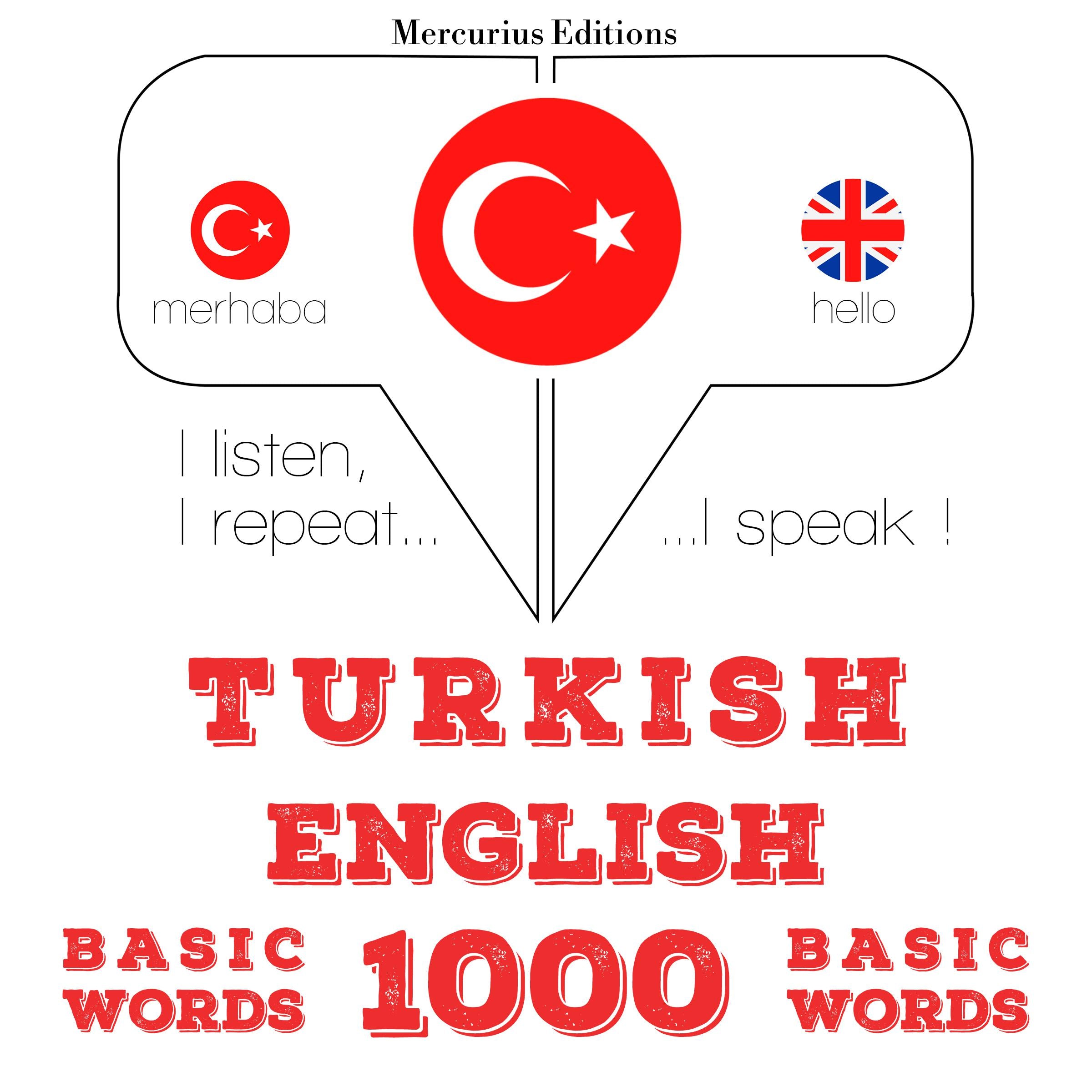 Türkçe - İngilizce: 1000 temel kelime