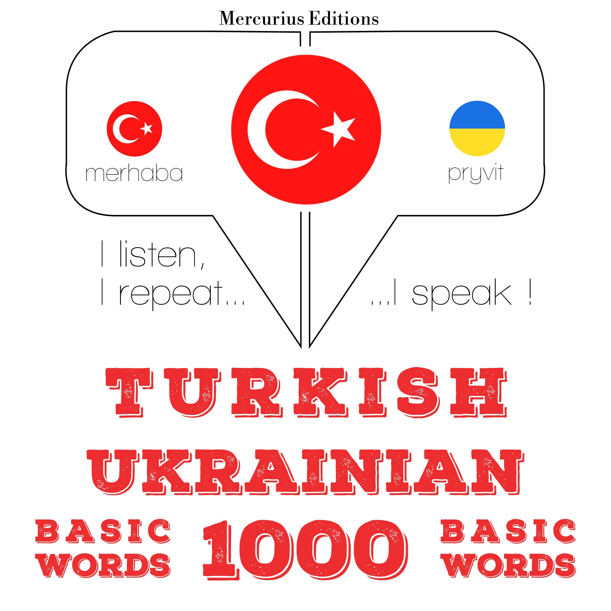 Türkçe - Ukraynaca: 1000 temel kelime