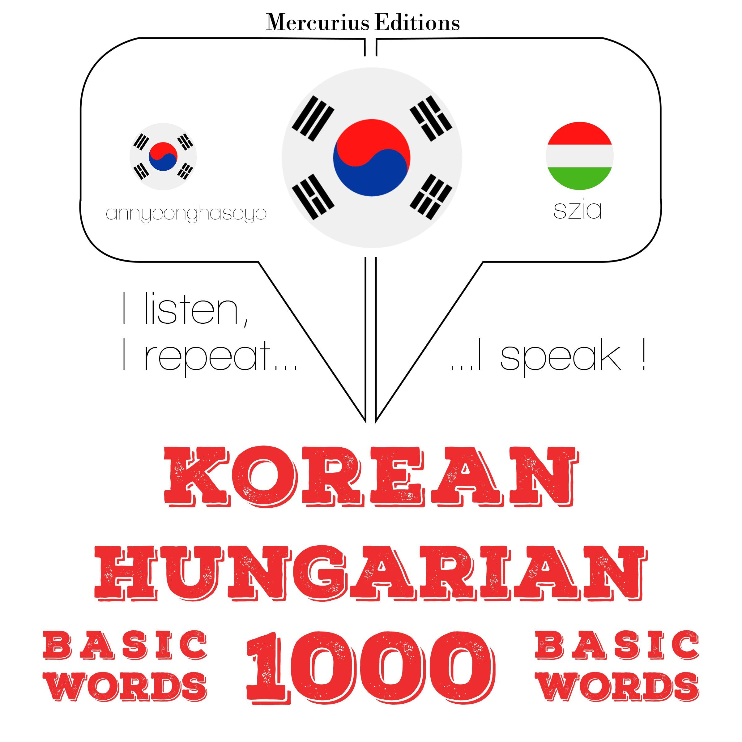 헝가리어 1000 개 필수 단어