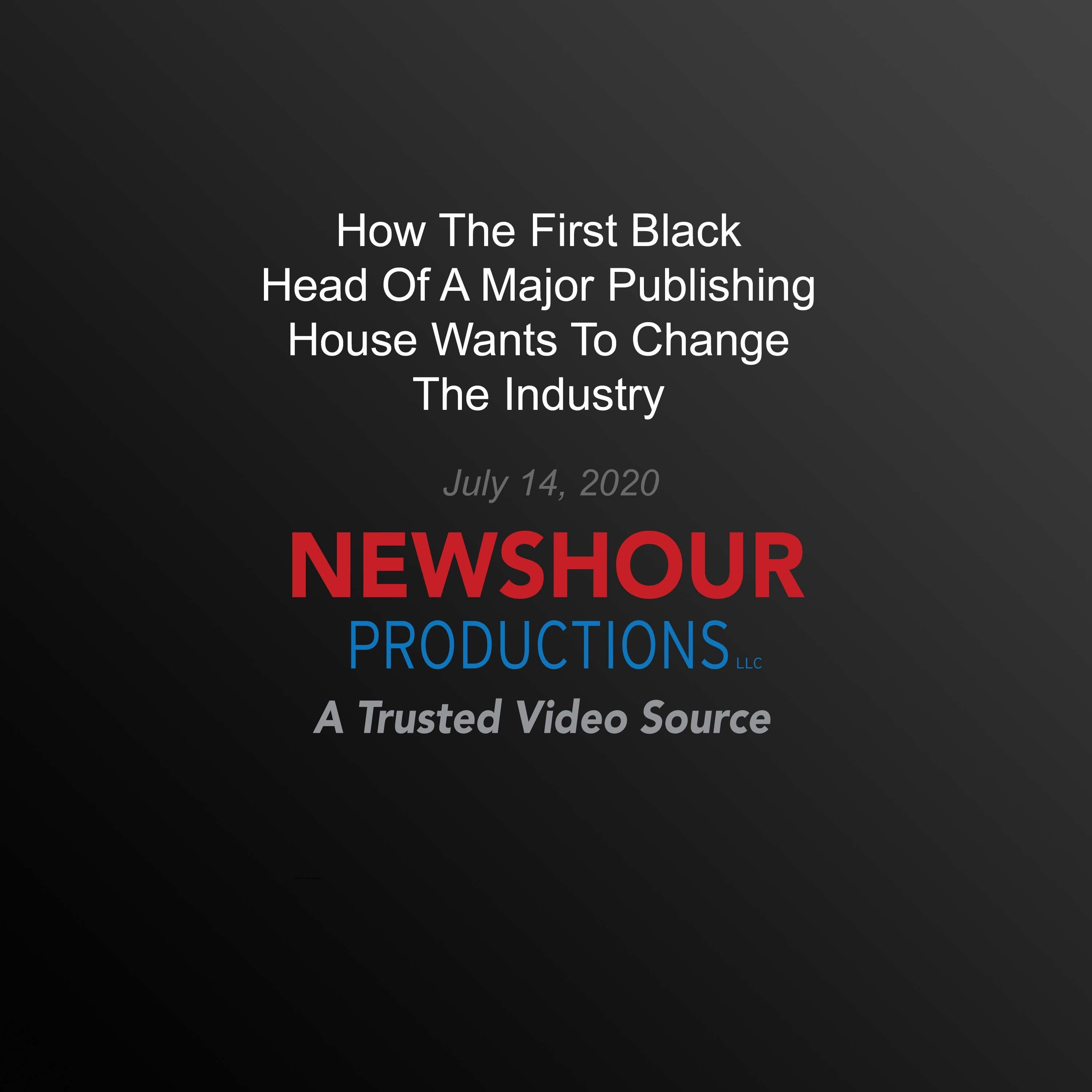 How The First Black Head Of A Major Publishing House Wants To Change The Industry