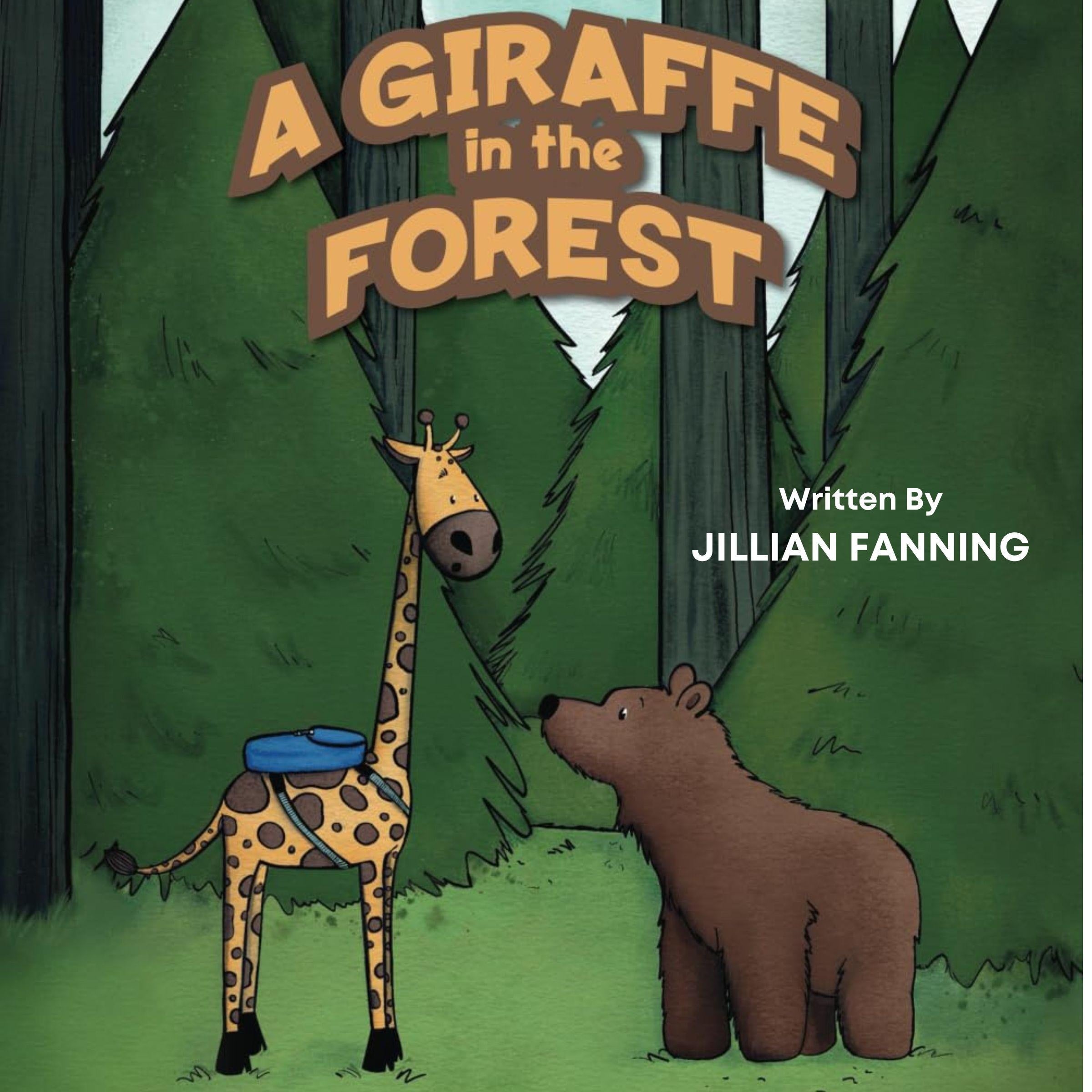 A Giraffe In The Forest