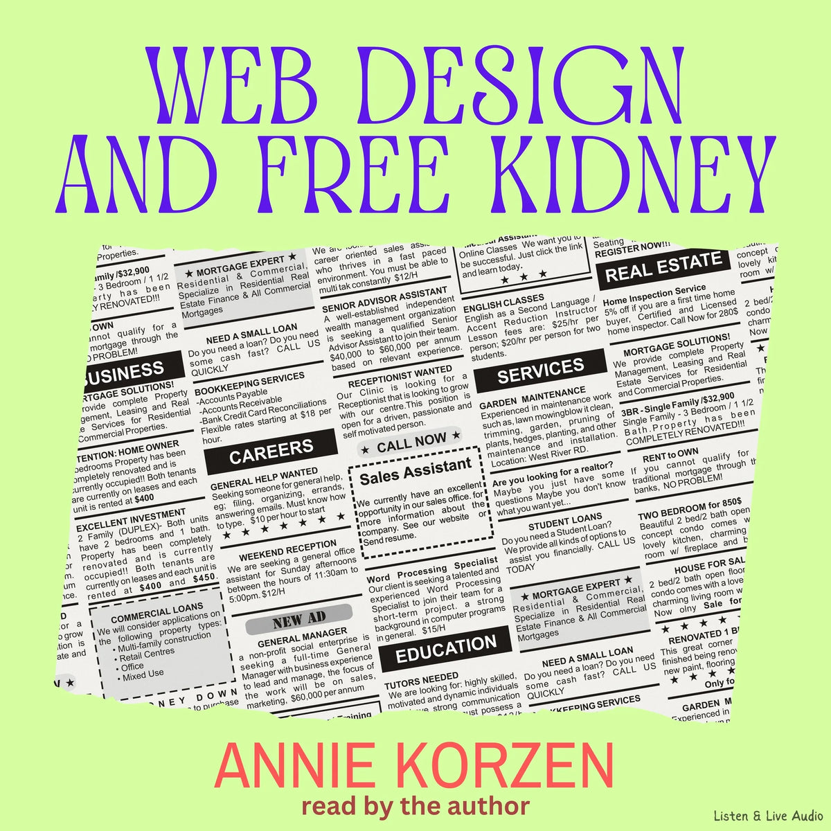 Web Design and Free Kidney