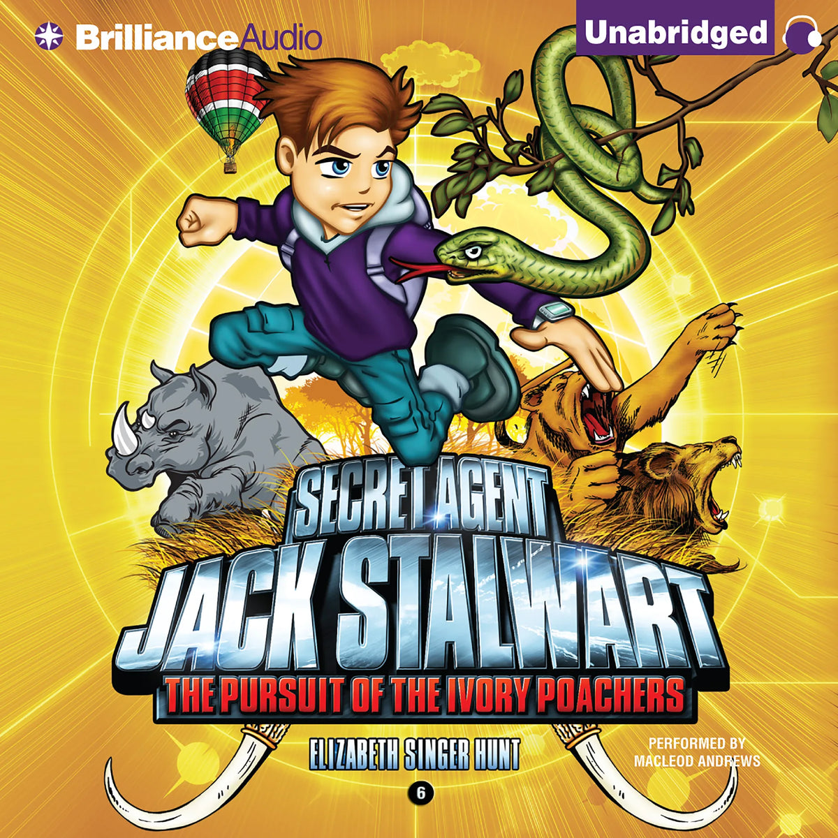 Secret Agent Jack Stalwart: Book 6: The Pursuit of the Ivory Poachers: Kenya