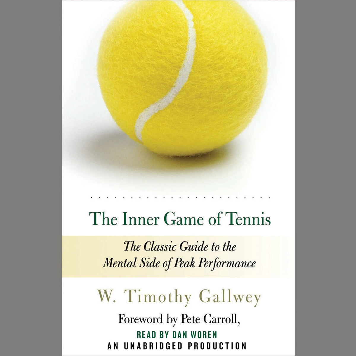 The Inner Game of Tennis