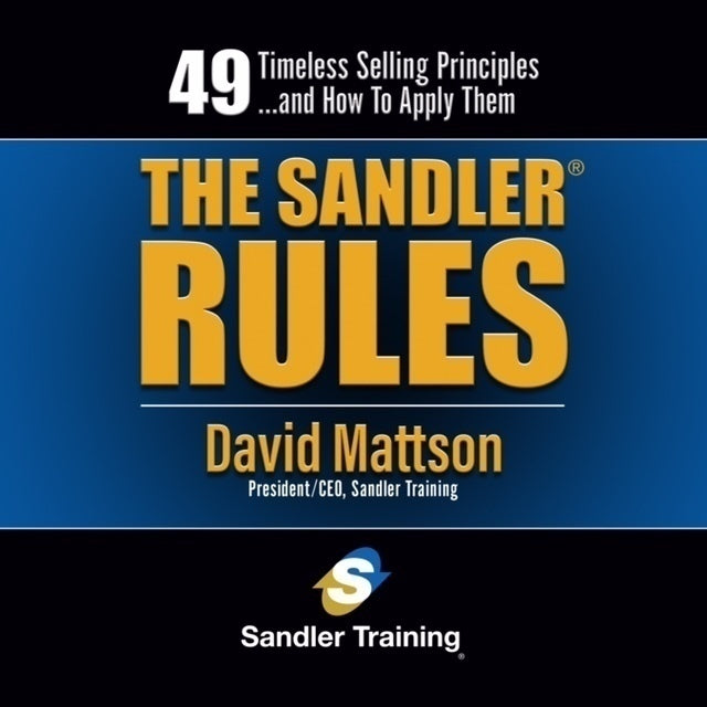 The Sandler Rules for Sales Leaders