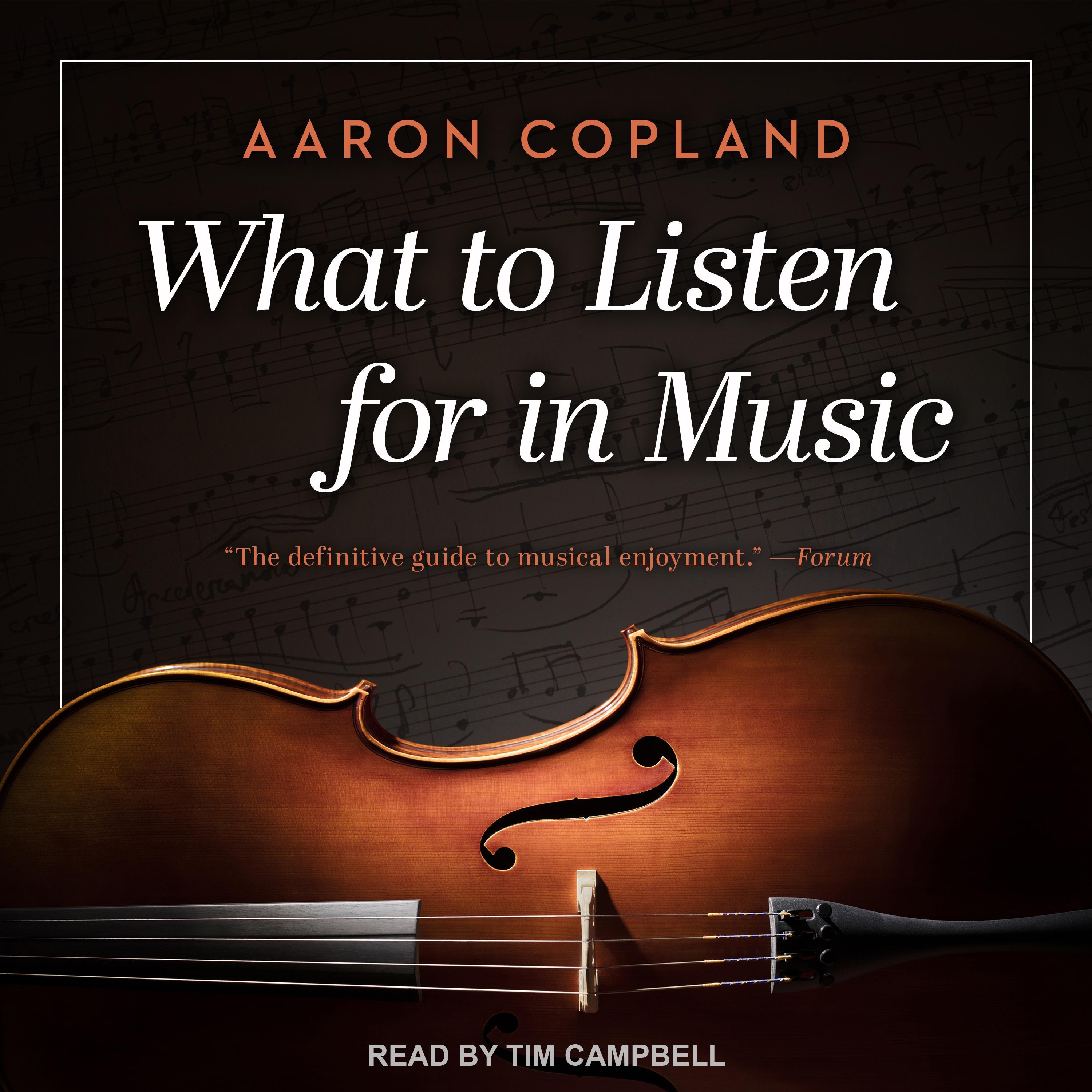 What to Listen for in Music