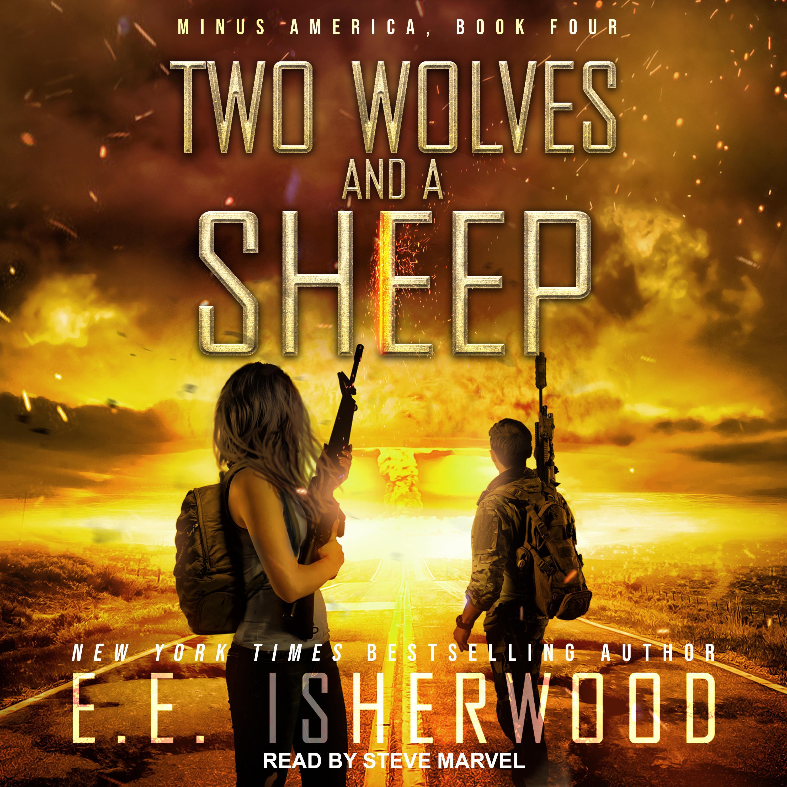 Two Wolves and a Sheep
