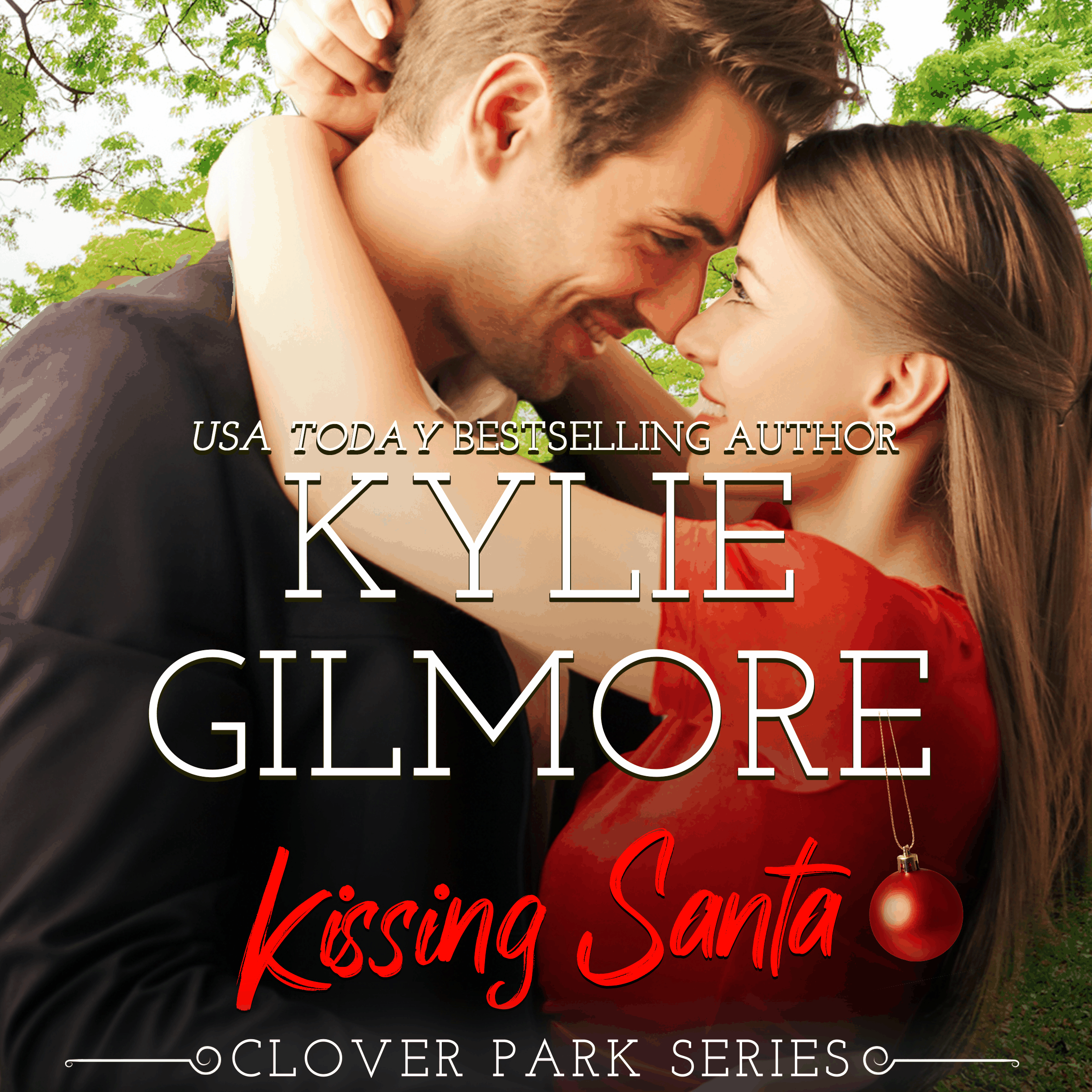 Kissing Santa