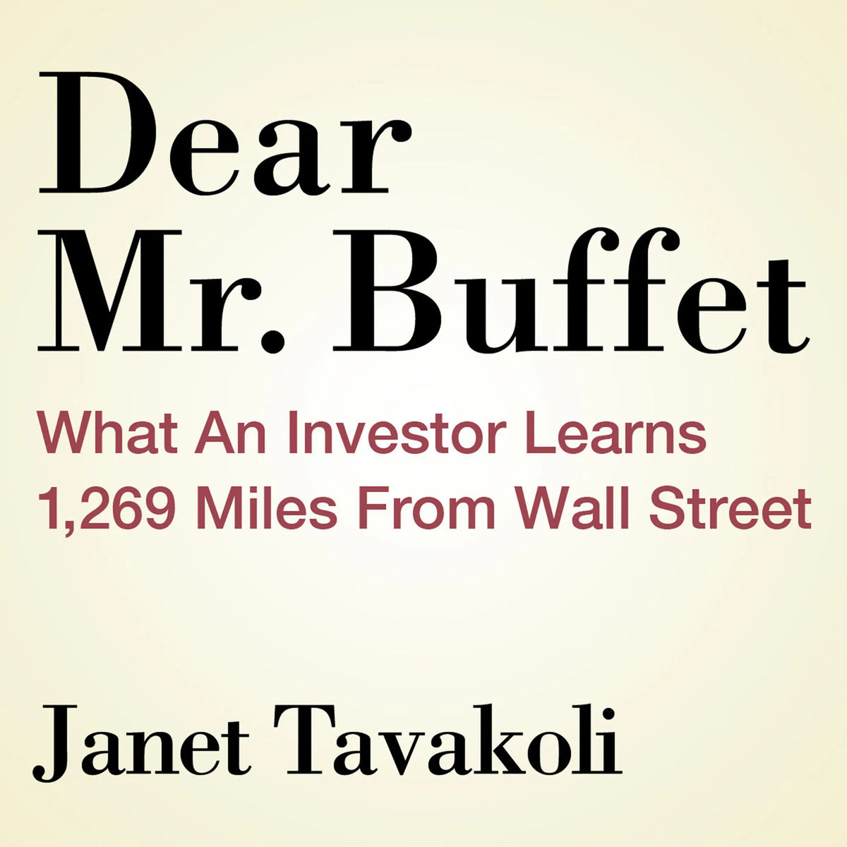 Dear Mr. Buffett