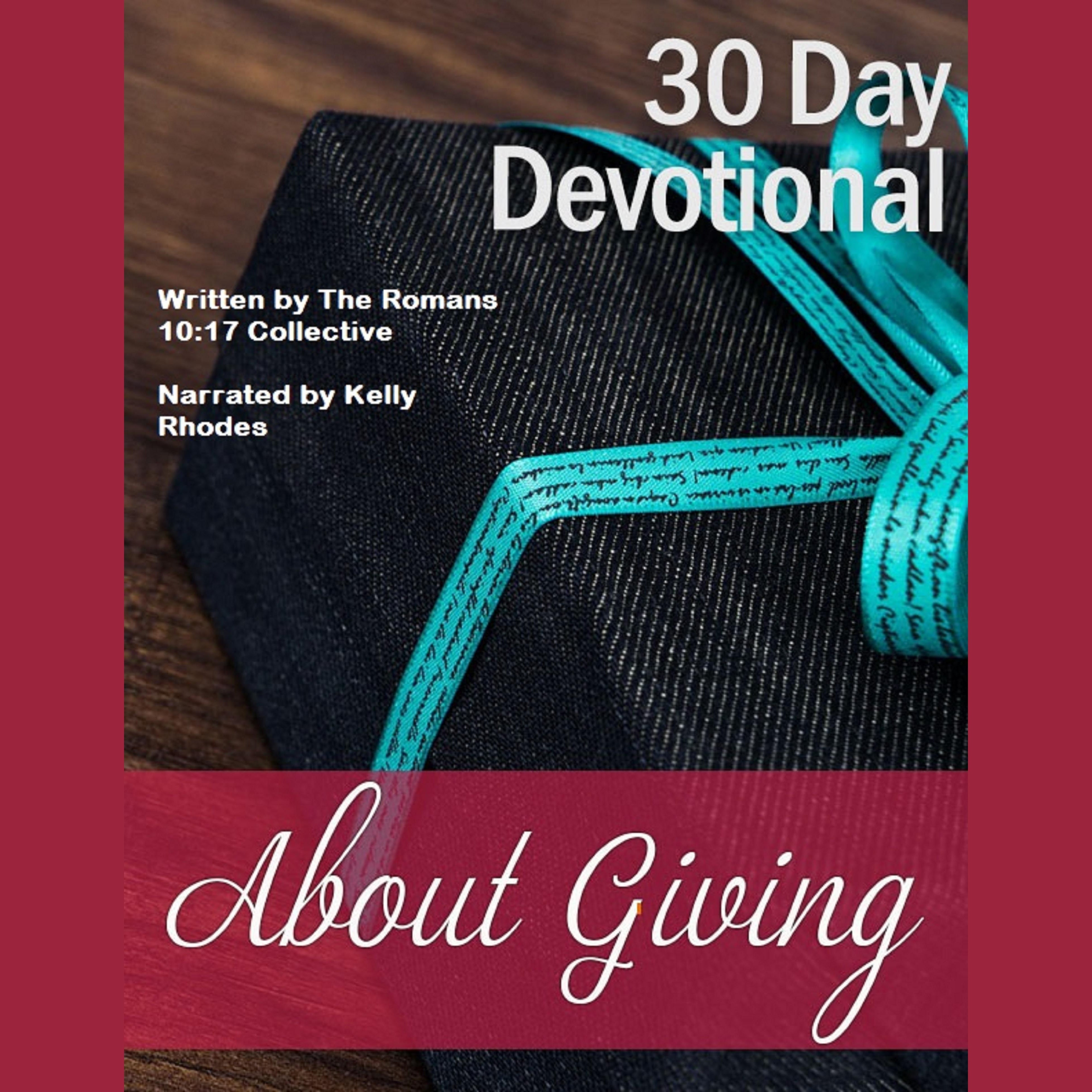 30 Day Devotional About Giving