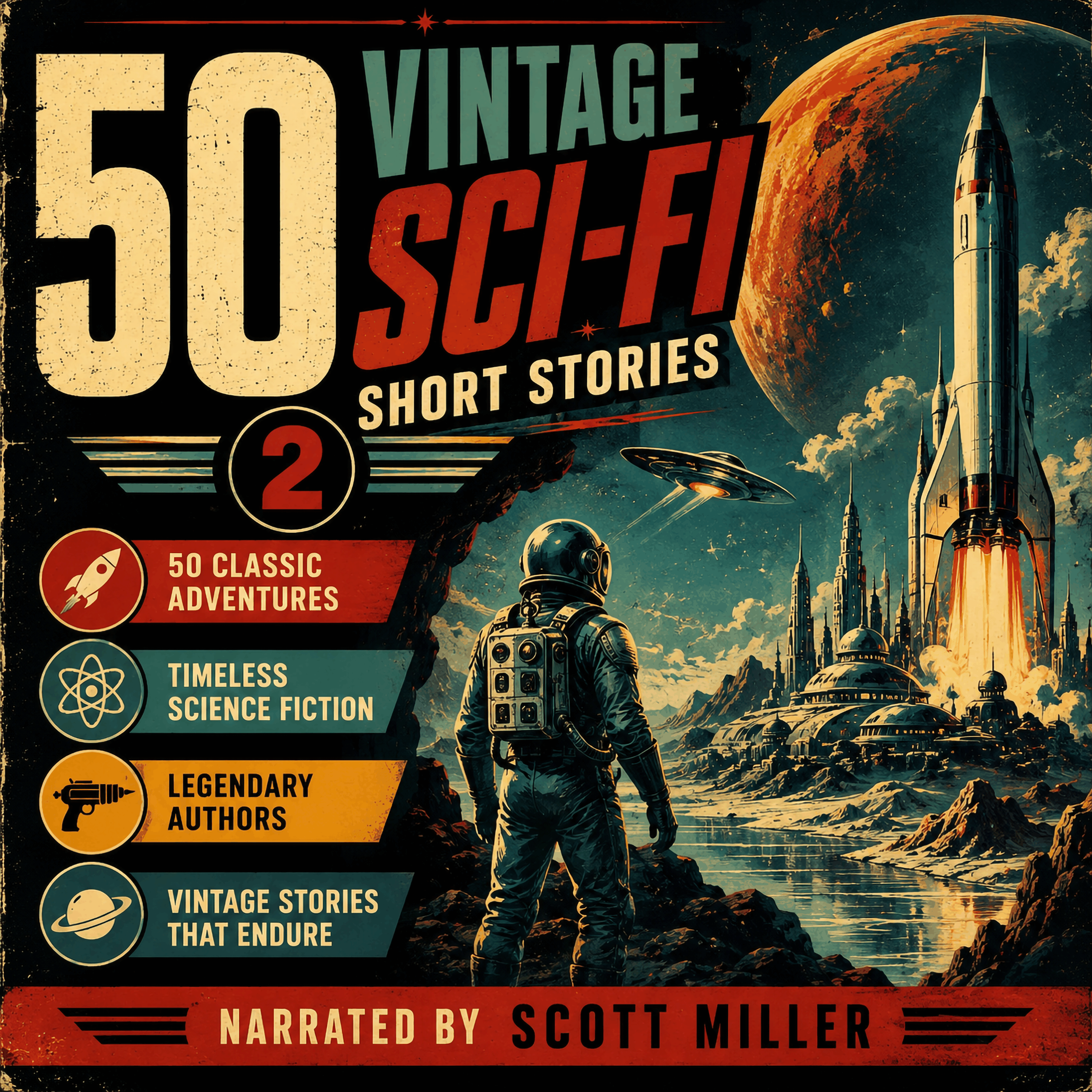 50 Vintage Sci-Fi Short Stories 2: More Than 29 Hours of Classic Science Fiction