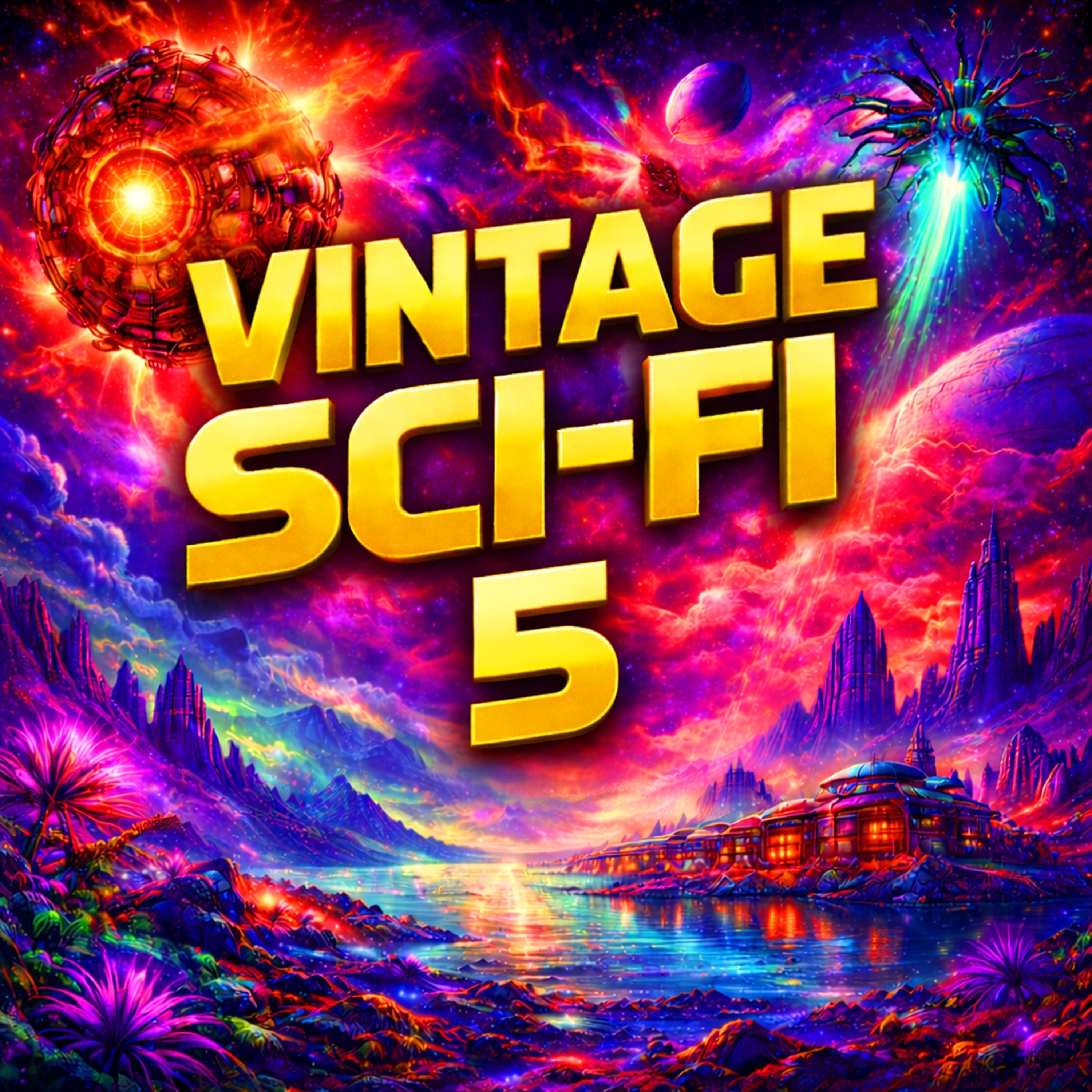 Vintage Sci-Fi 5 - 20 Classic Science Fiction Short Stories from Philip K. Dick, Murray Leinster, Fritz Leiber, Fredric Brown and more