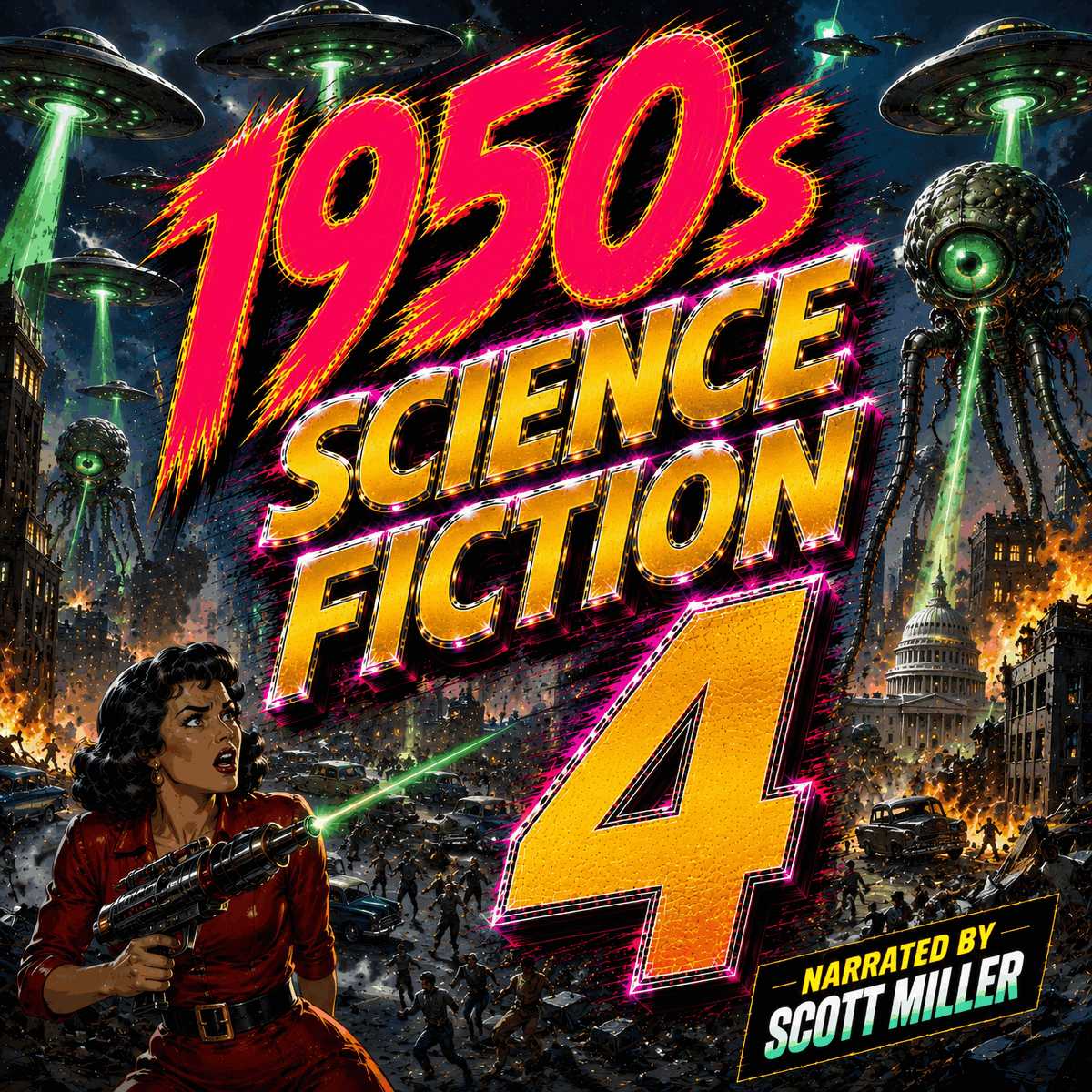 1950s Science Fiction 4 - 24 Science Fiction Short Stories From the 1950s