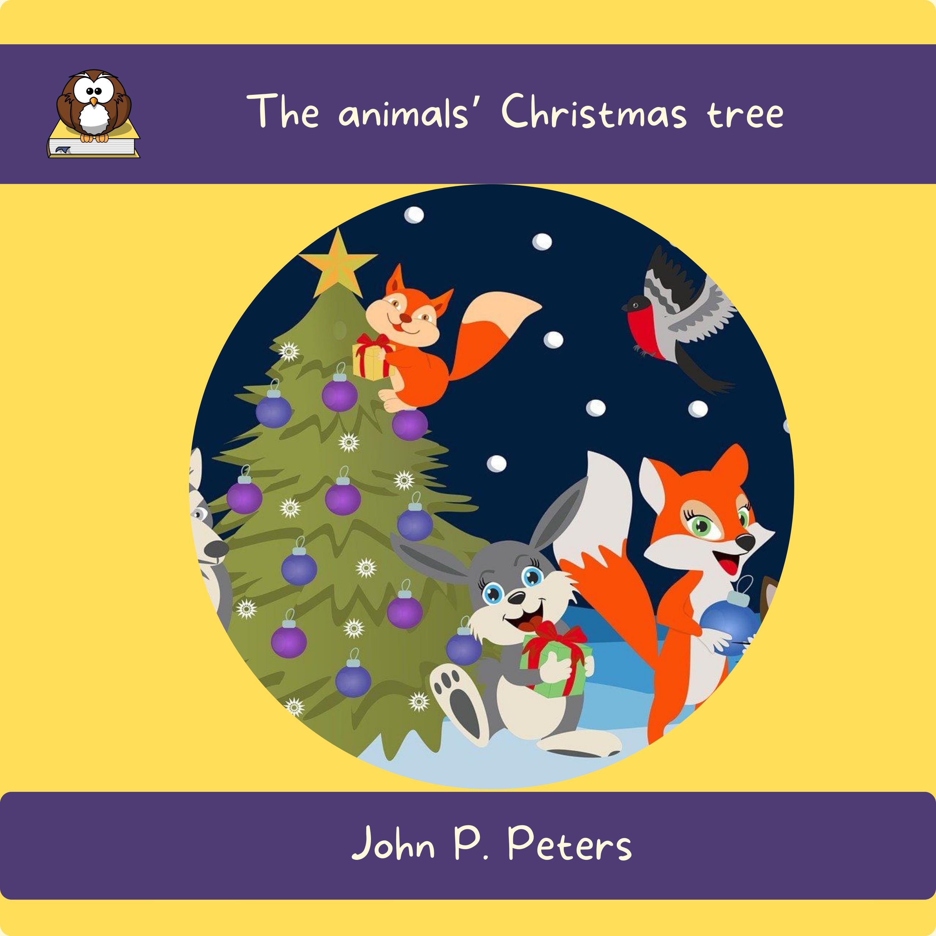 The animals' Christmas tree