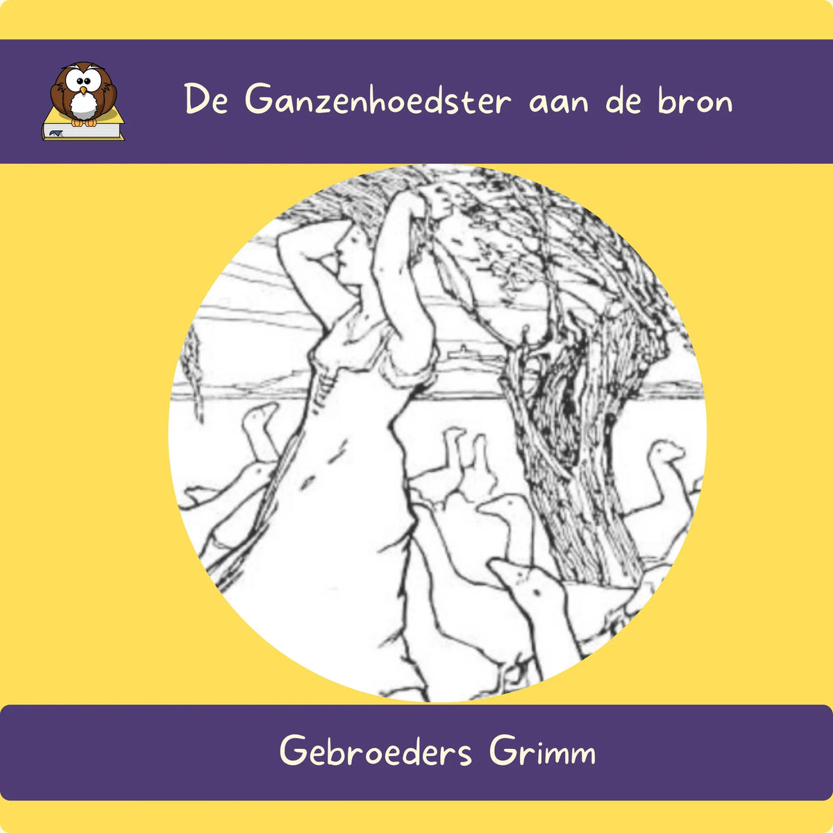De Ganzenhoedster aan de bron