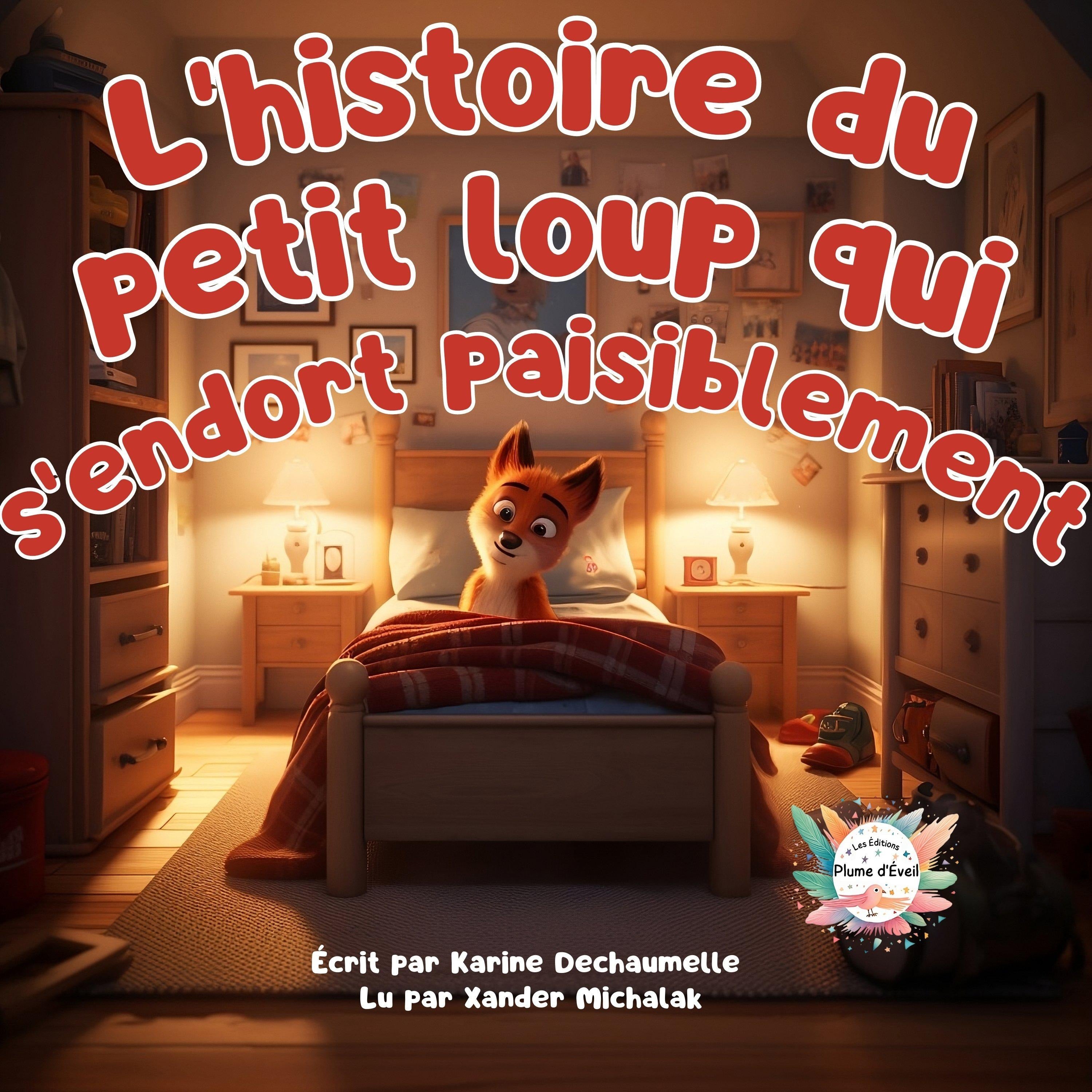 L'histoire du petit loup qui s'endort paisiblement