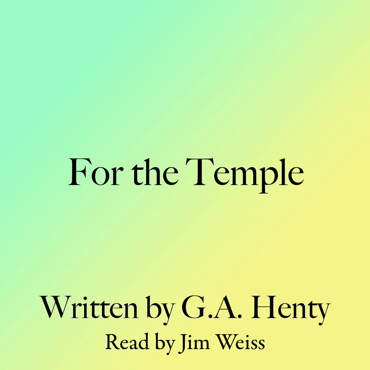For The Temple