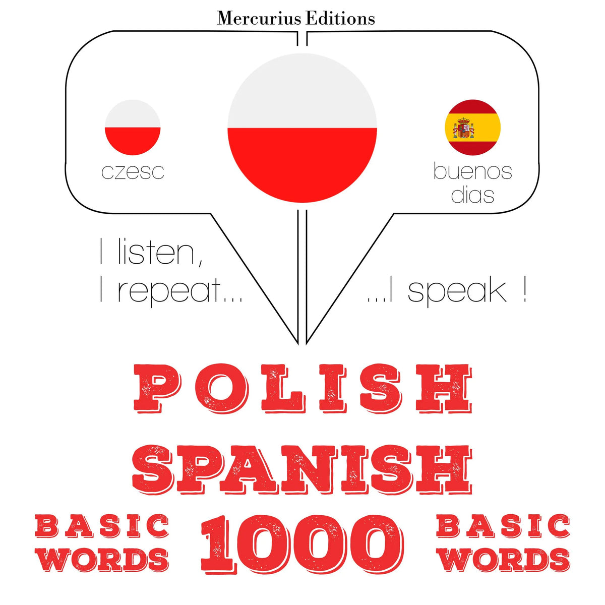 Polski - Hiszpański: 1000 podstawowych słów