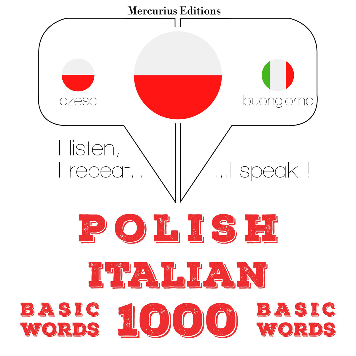 Polski - Włoski: 1000 podstawowych słów