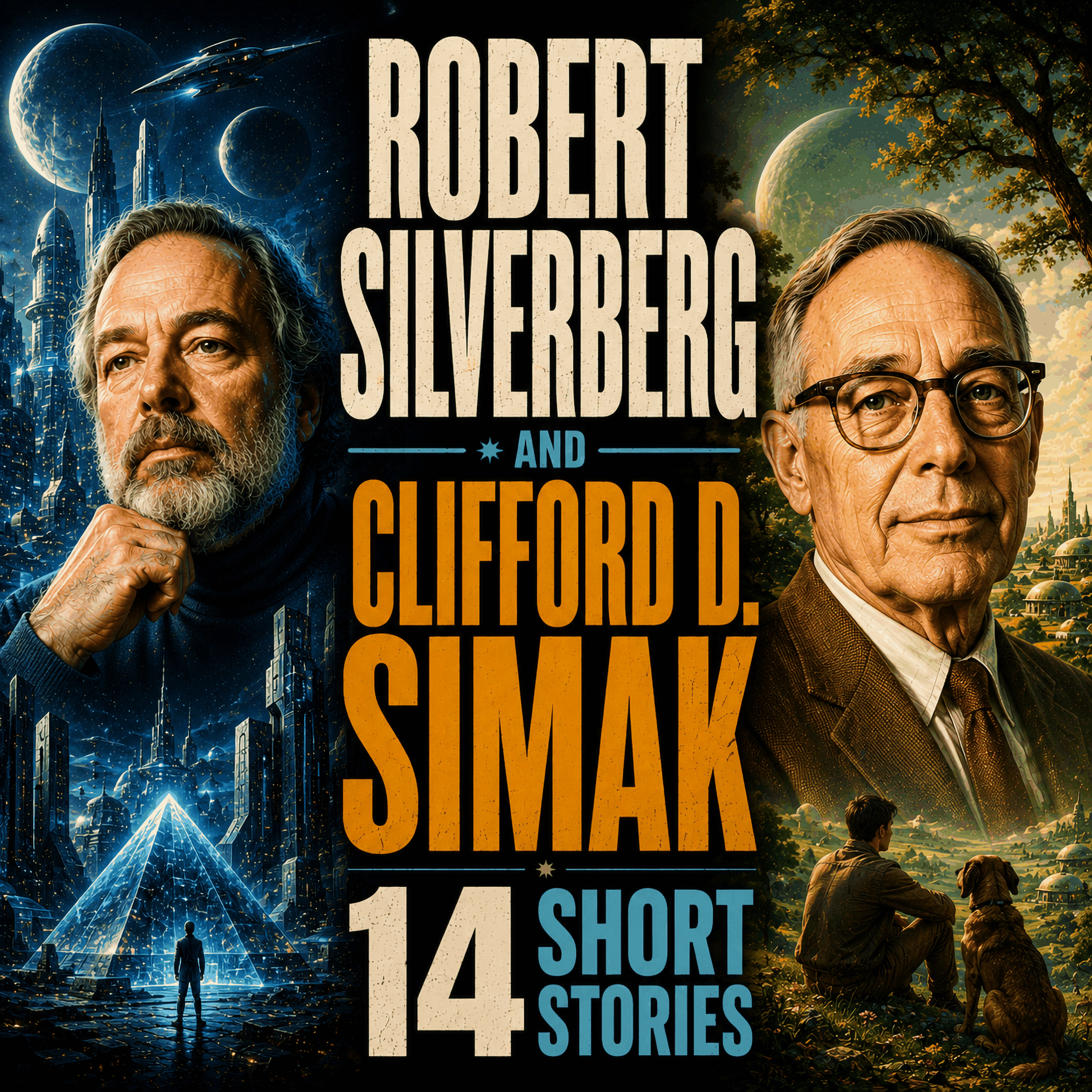 Robert Silverberg and Clifford D. Simak Short Stories - 14 Science Fiction Short Stories