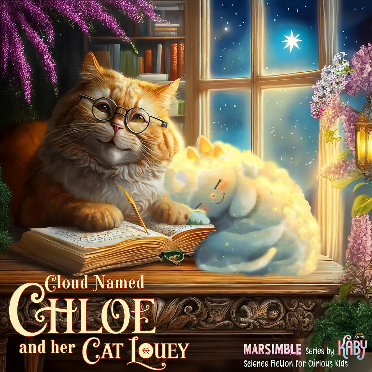 Cloud-Named-Chloe and Her Cat Louey