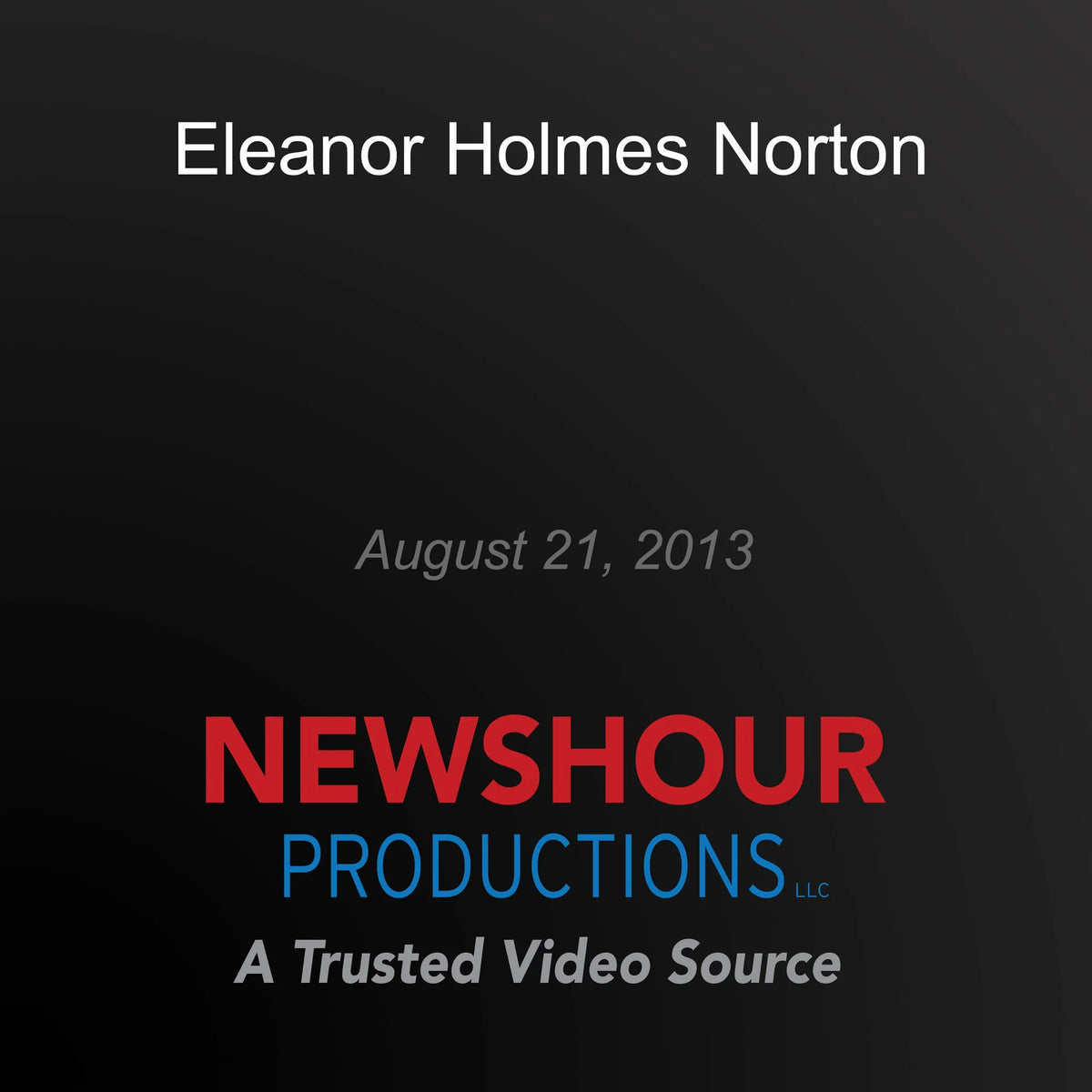 Eleanor Holmes Norton