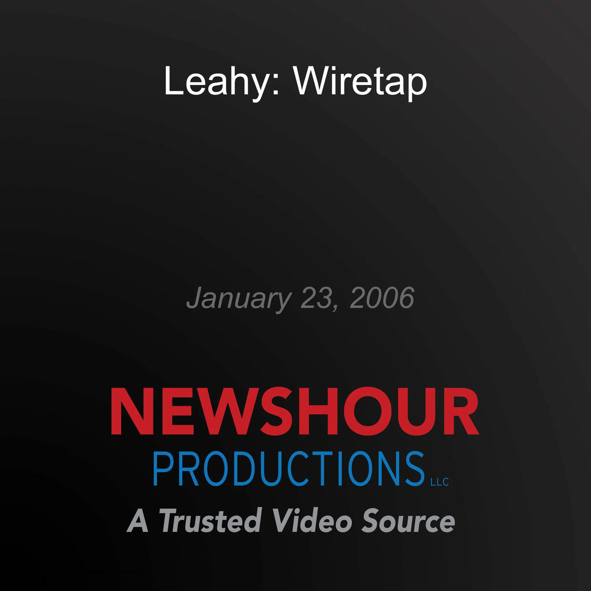 Leahy: Wiretap
