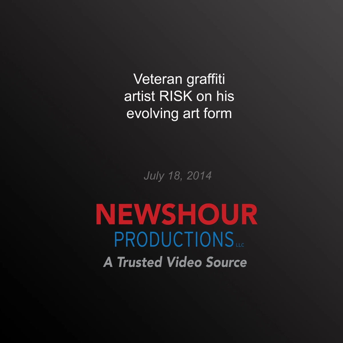 Veteran graffiti artist RISK on his evolving art form