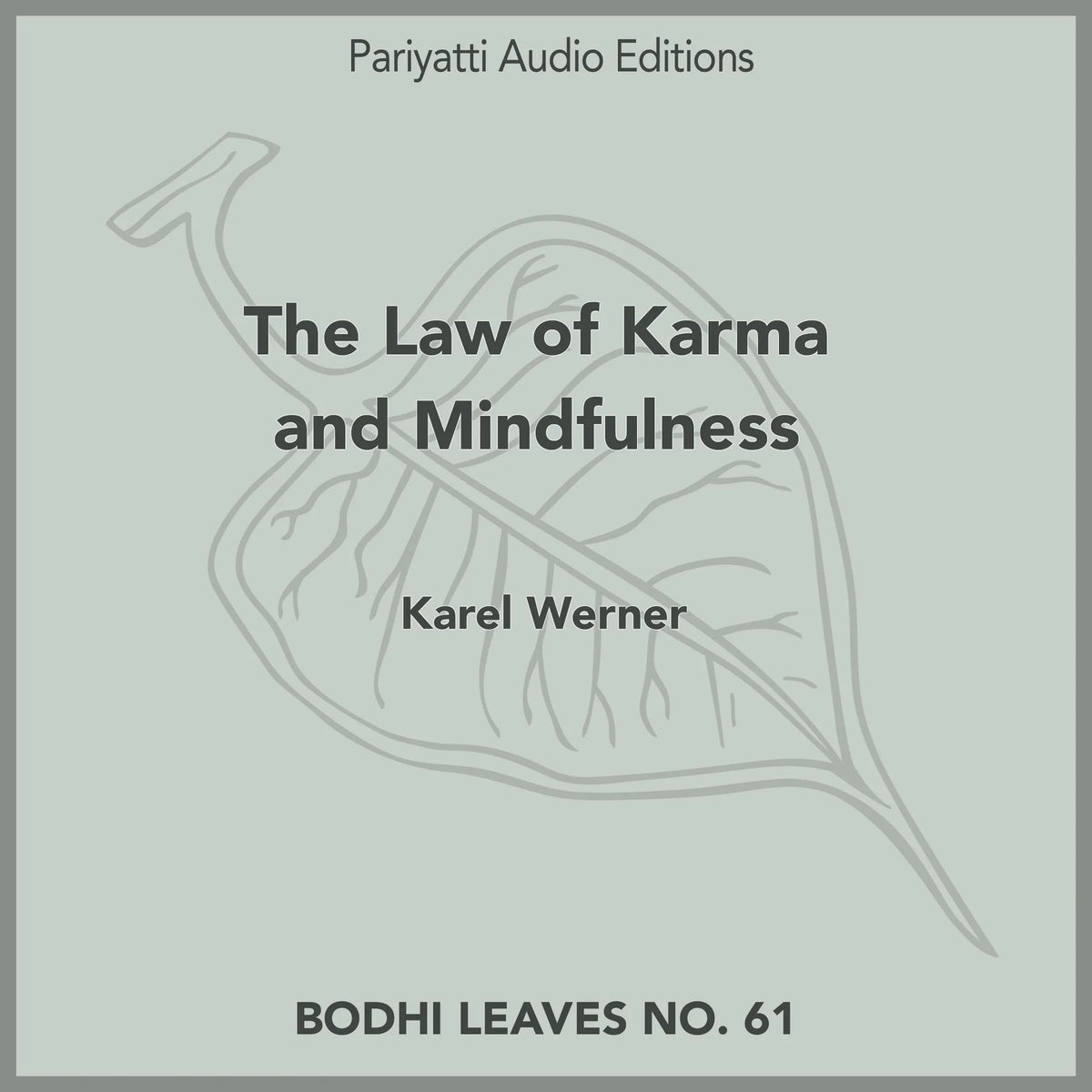 The Law of Karma and Mindfulness