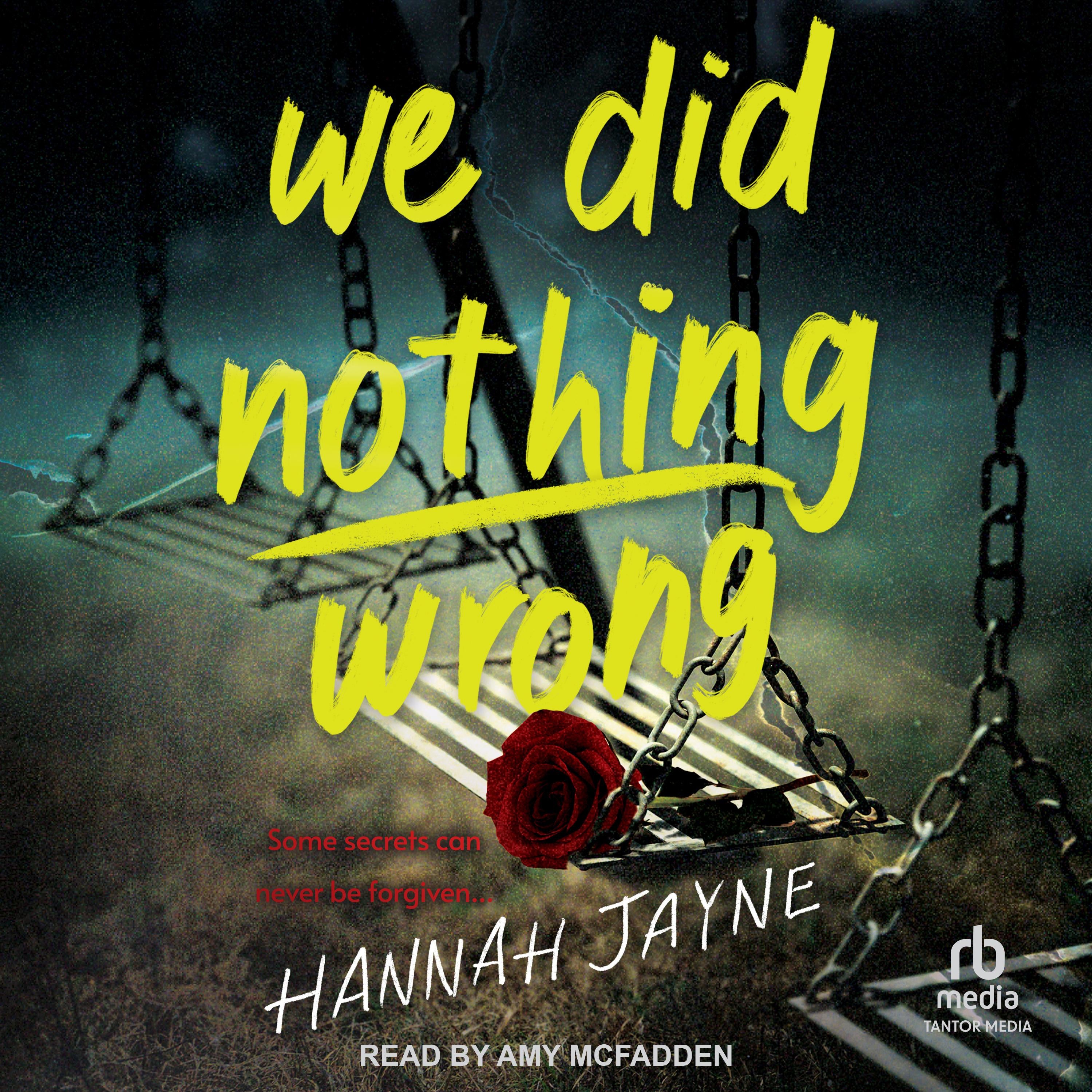 We Did Nothing Wrong