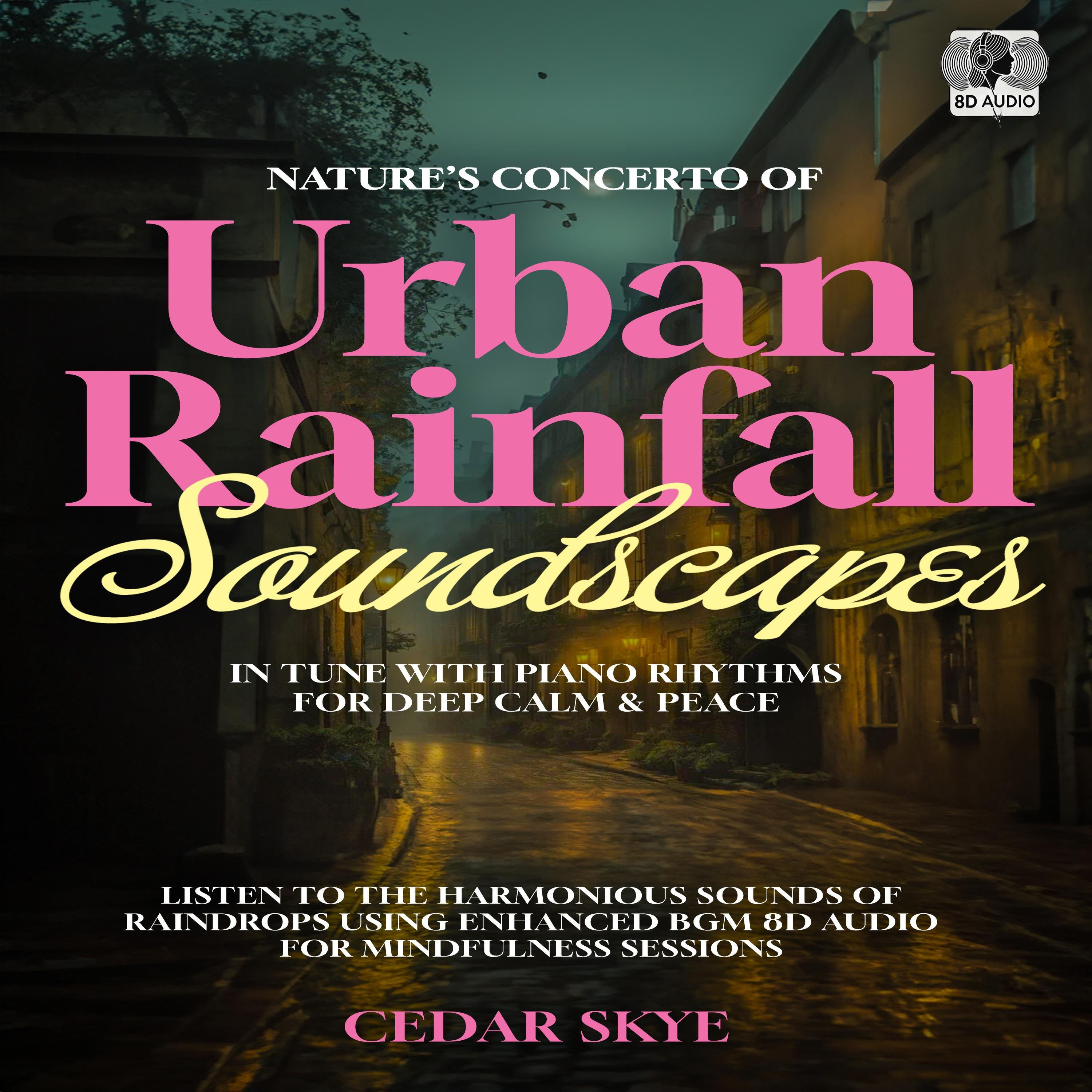 Nature's Concerto Of Urban Rainfall Soundscapes In Tune With Piano Rhythms For Deep Calm & Peace