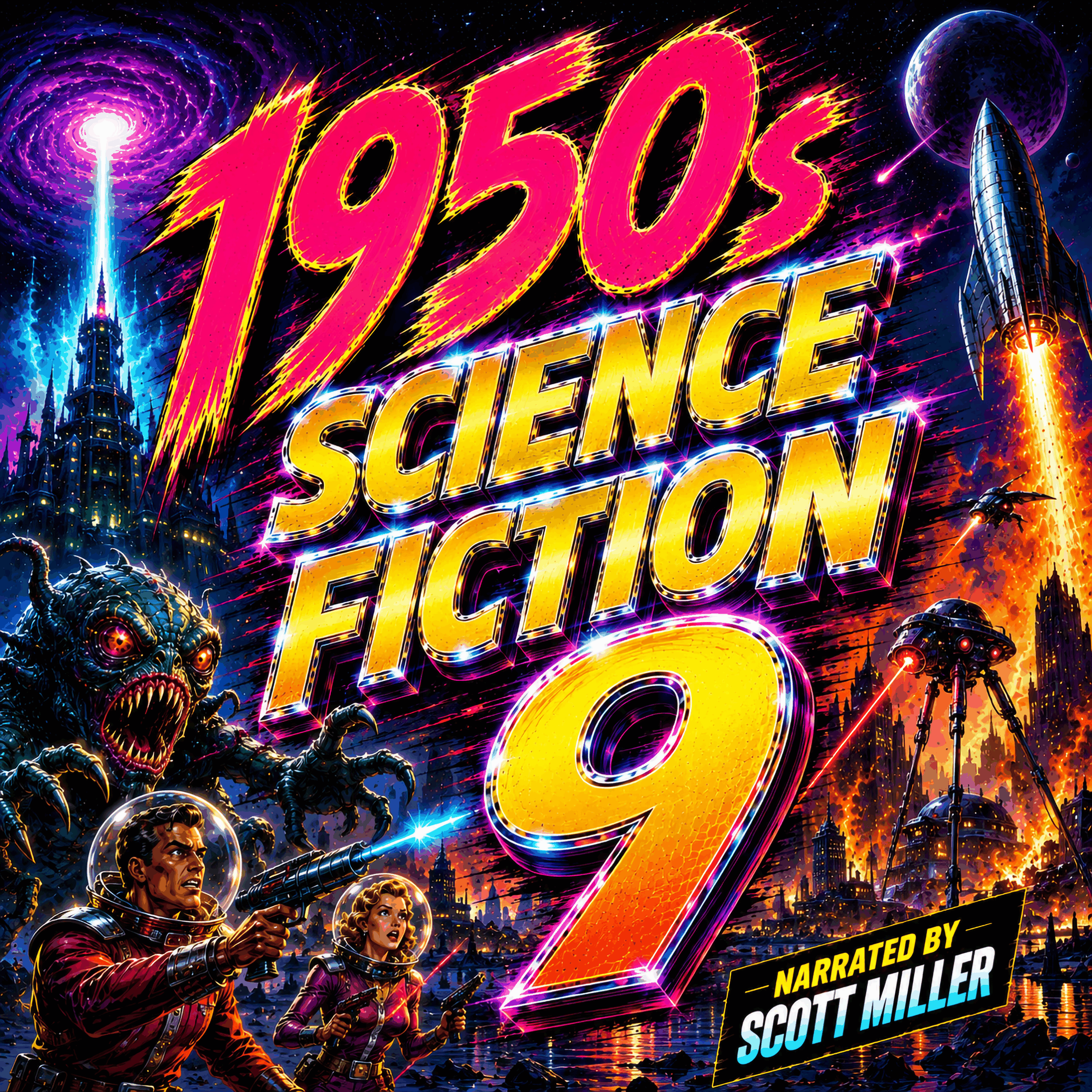 1950s Science Fiction 9 - 25 Classic Science Fiction Short Stories from the 1950s