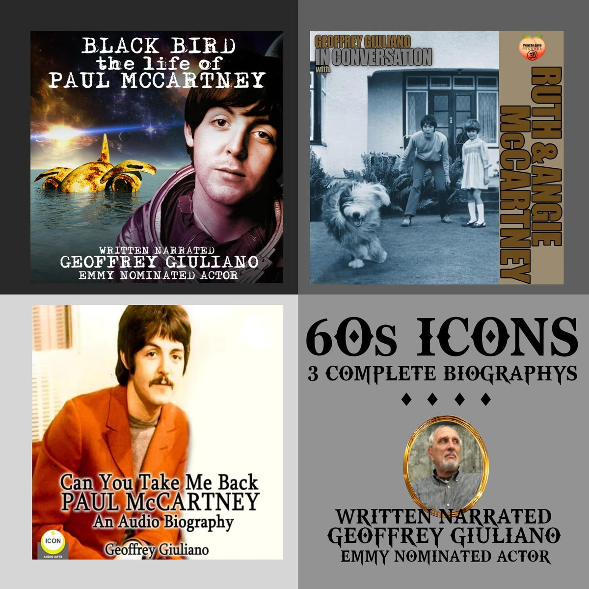 60's Icons 3 Complete Audiobooks